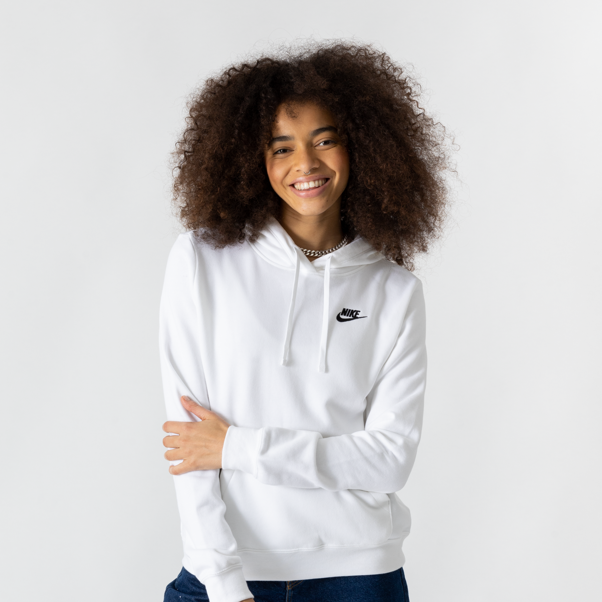 hoodie nike blanc femme