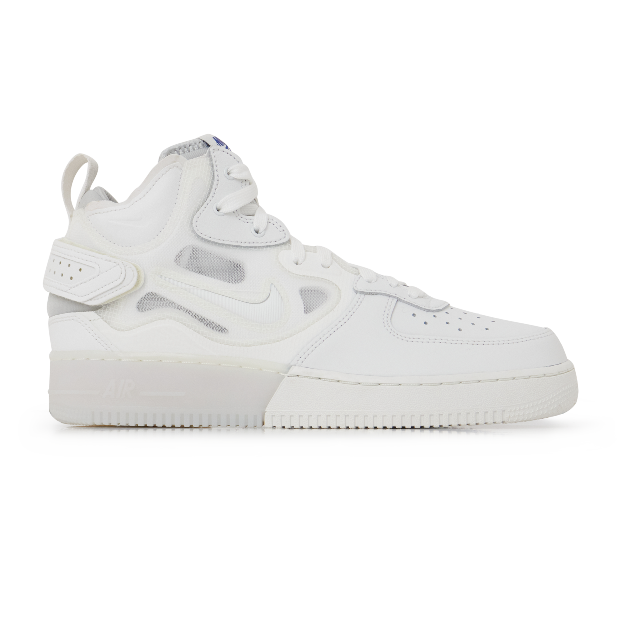 Nike Air Force 1 Mid React sneakers in summit white