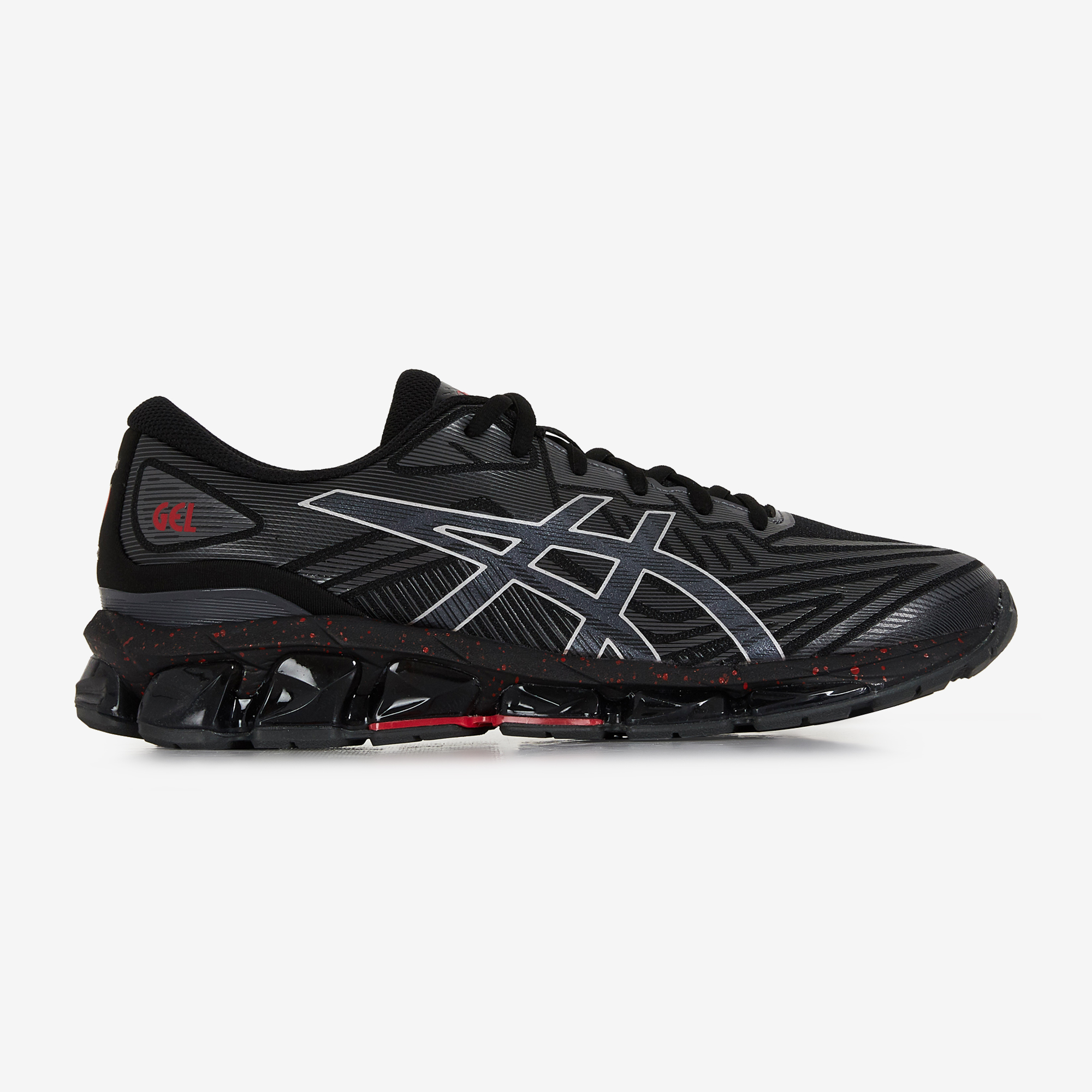 ASICS GEL QUANTUM 360 VII BLACK RED SNEAKERS MEN