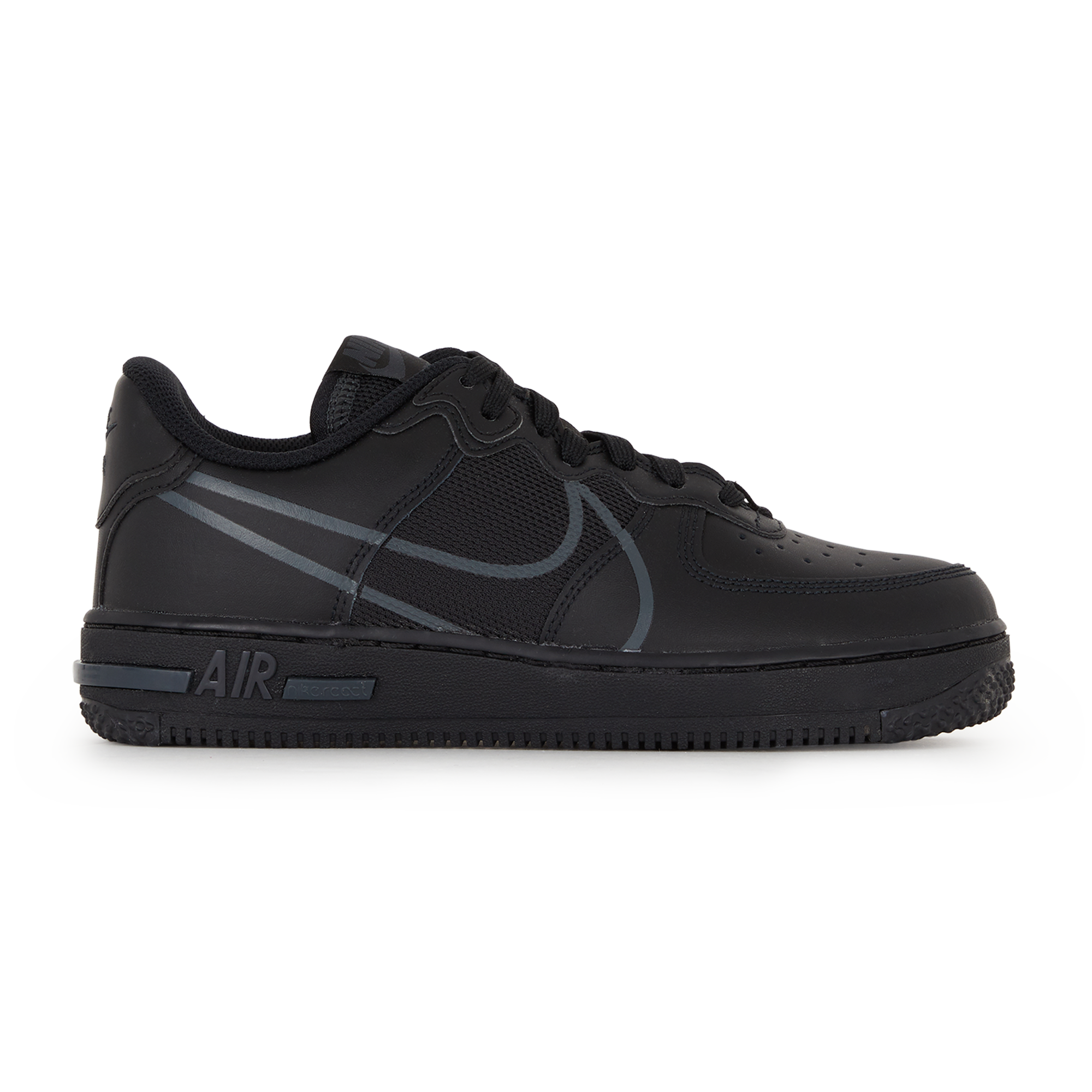 Air Force 1 Low React Nike Noir/gris 36,5 Unisex - CD6960-003
