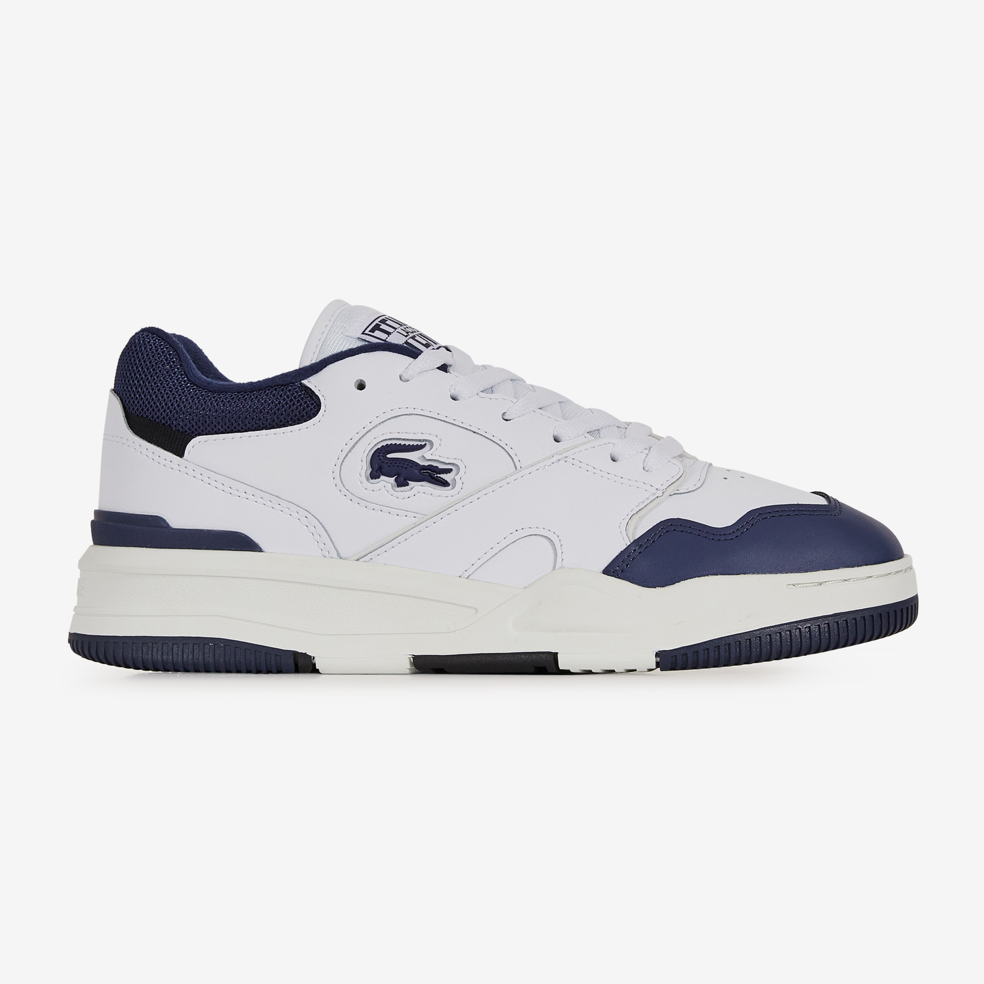 LACOSTE LINESHOT WHITE BLUE SNEAKERS MEN Courir