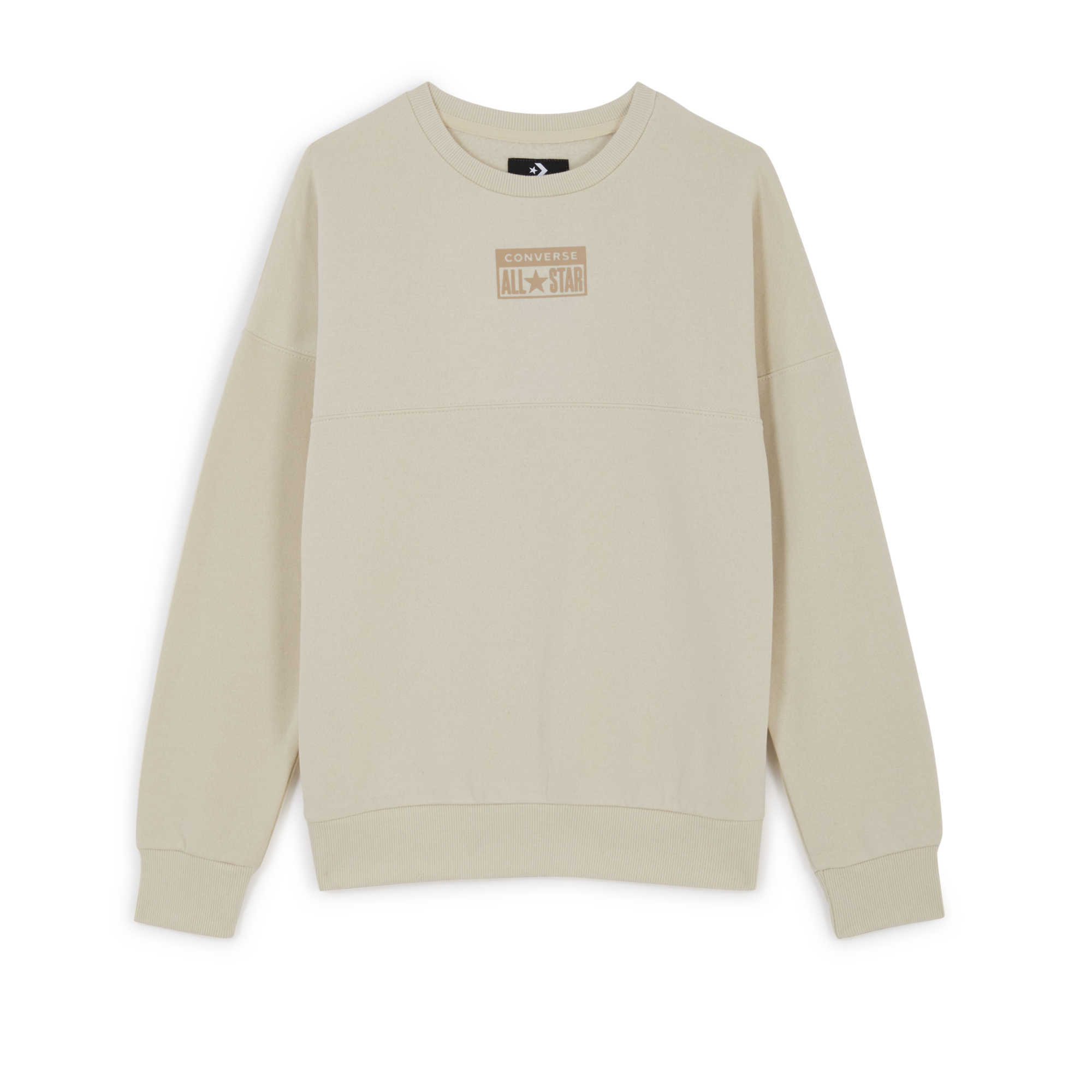 Fleece Crew  Beige/Marron