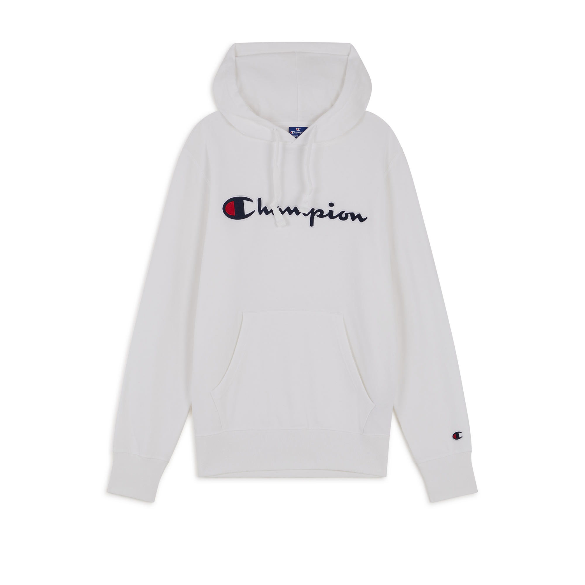 Hoodie Champion Logo Blanc