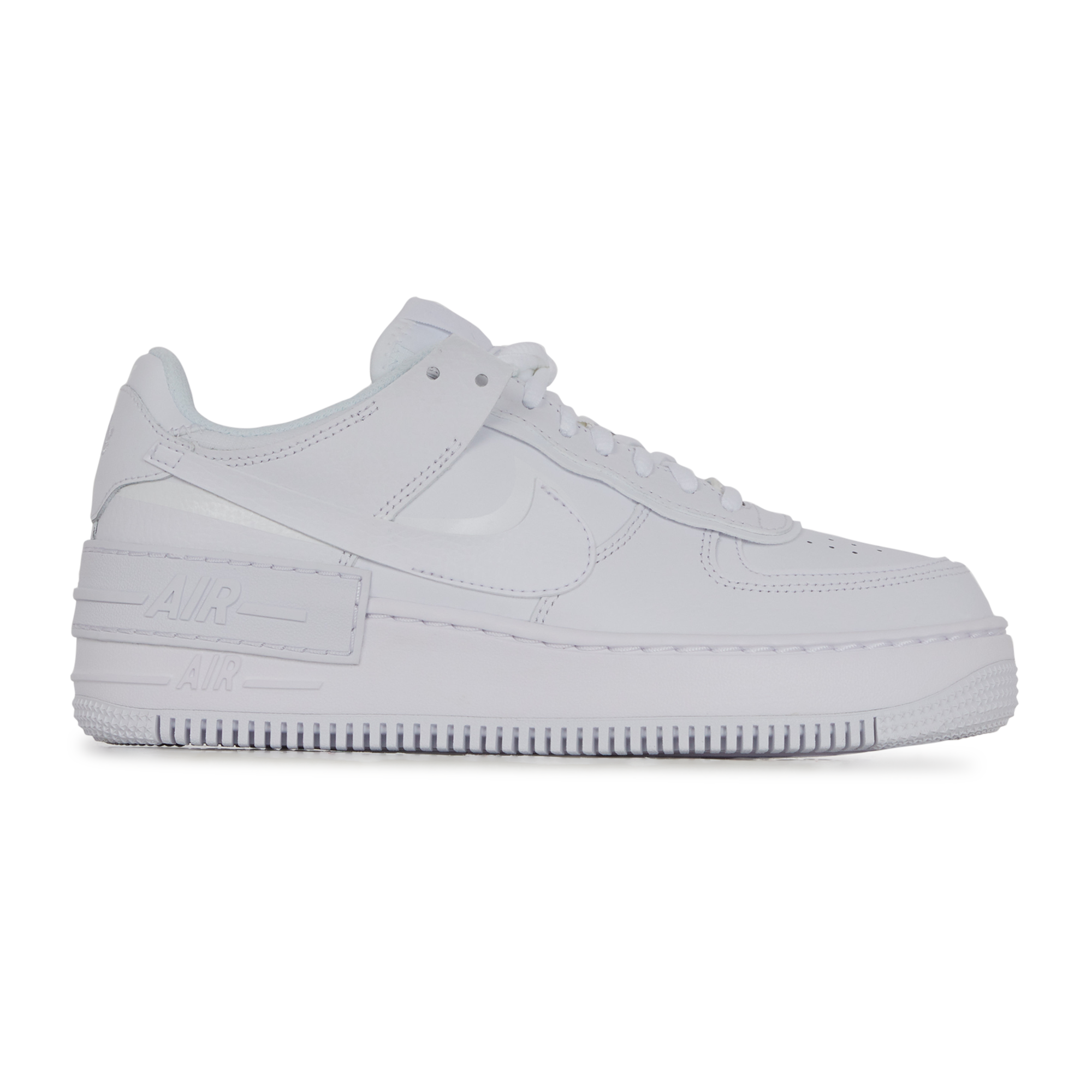 NIKE AIR FORCE 1 SHADOW WHITE/WHITE - SNEAKERS WOMEN Courir.com