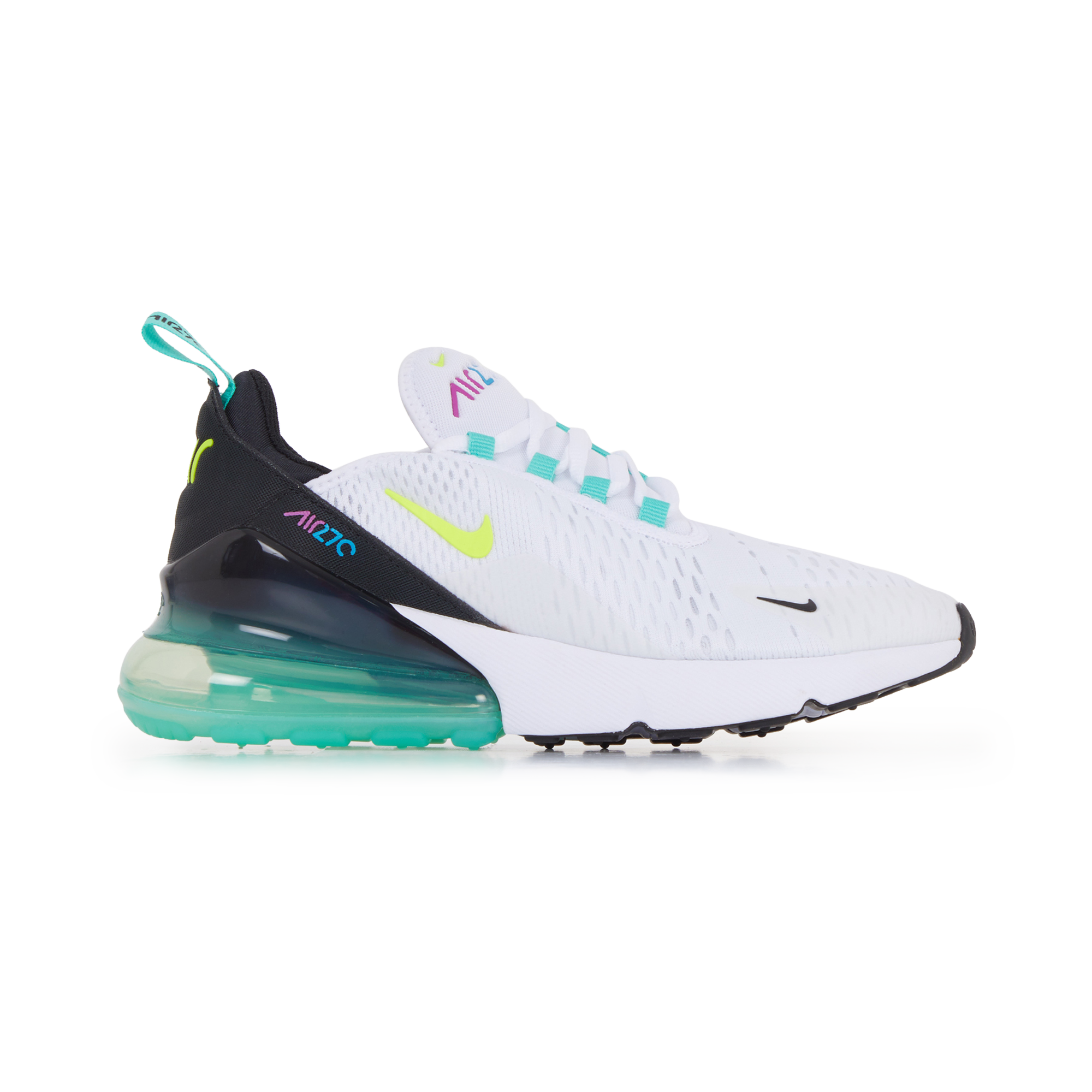 white and turquoise air max 270