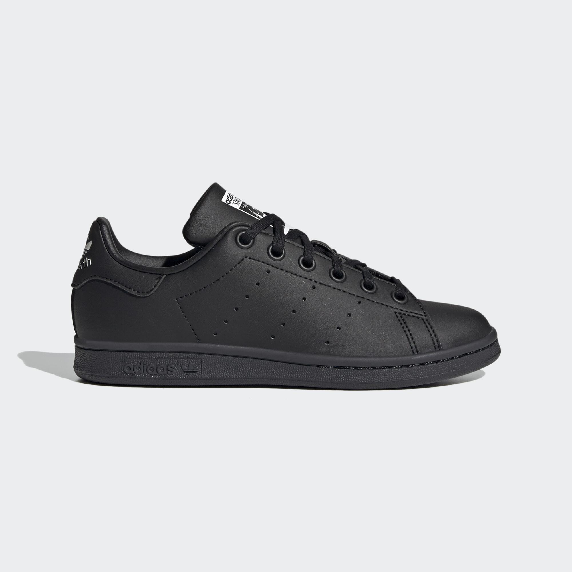 ADIDAS ORIGINALS STAN SMITH BLACK SNEAKERS KIDS Courir