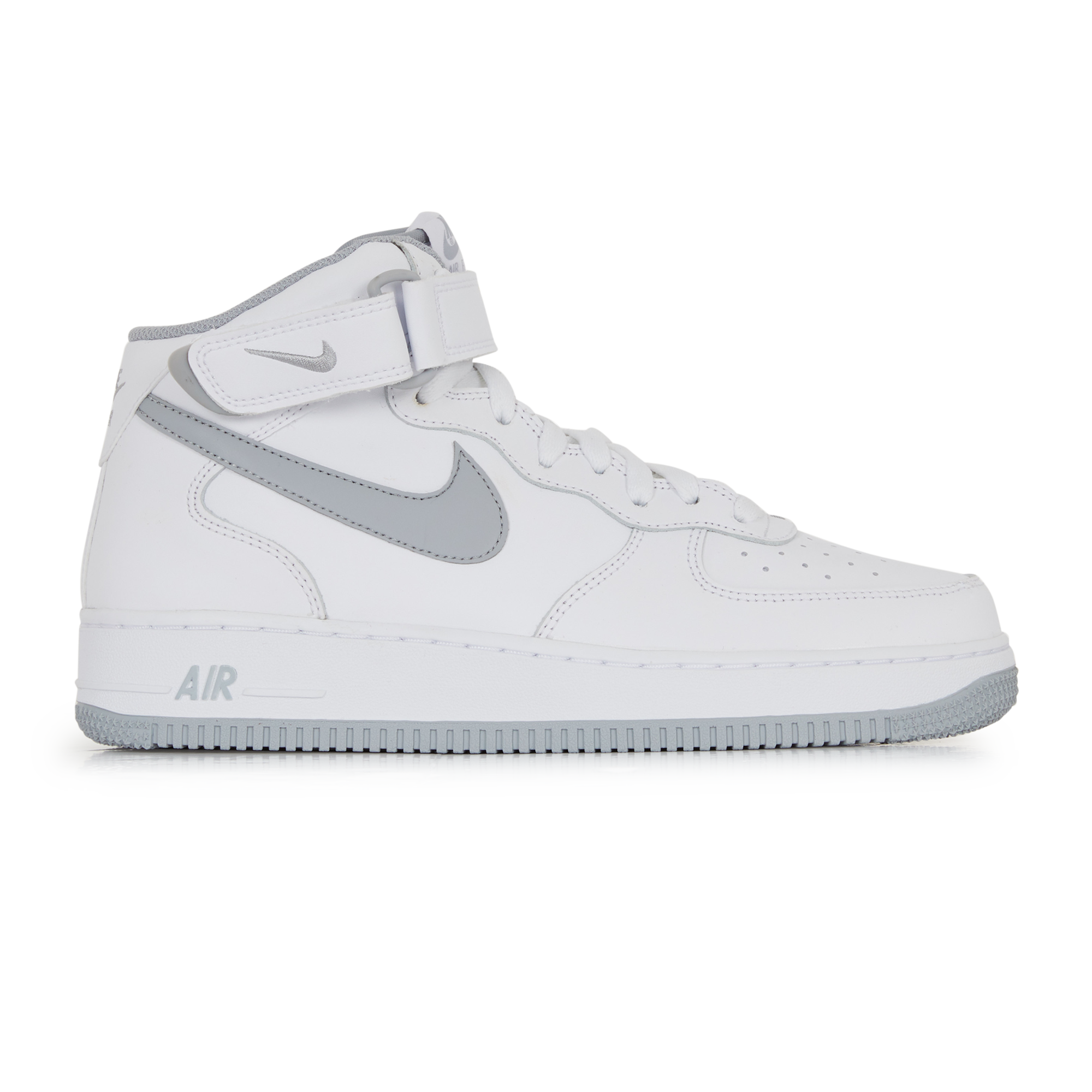 NIKE AIR FORCE 1 MID WHITE/GREY - SNEAKERS MEN | Courir.com