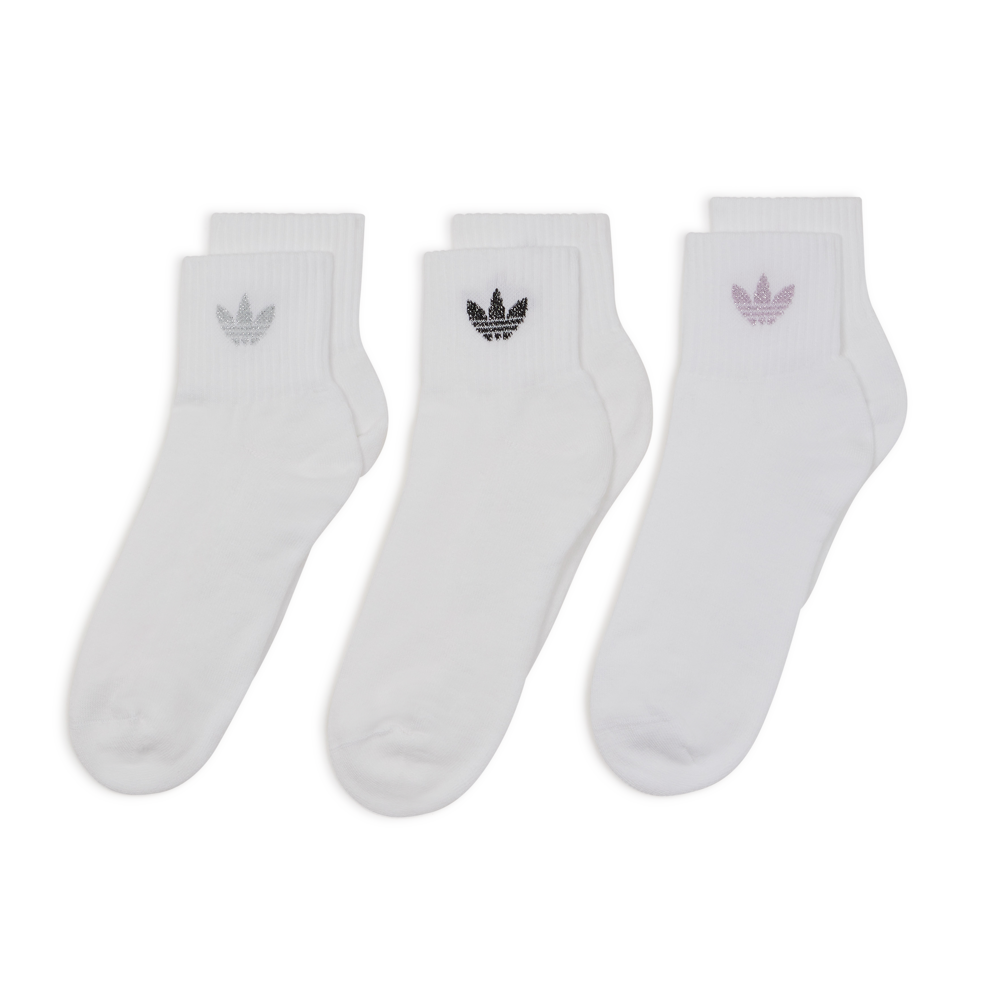 Chaussette Crew Mid Cut Adidas Originals Blanc 35/38 Male