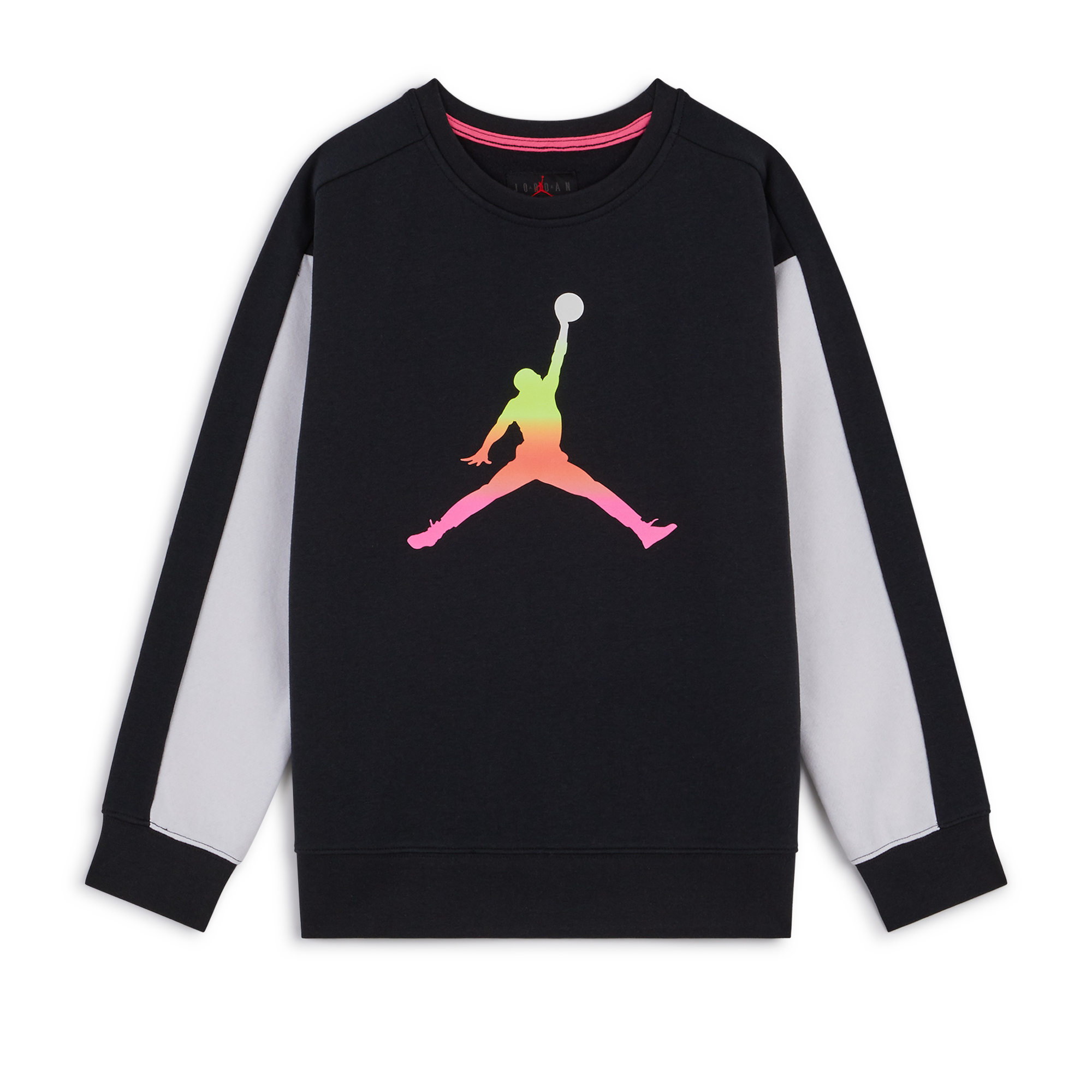 Jumpman Air Rise Crew Jordan Noir/blanc/multicolore 10/12 Ans Unisex