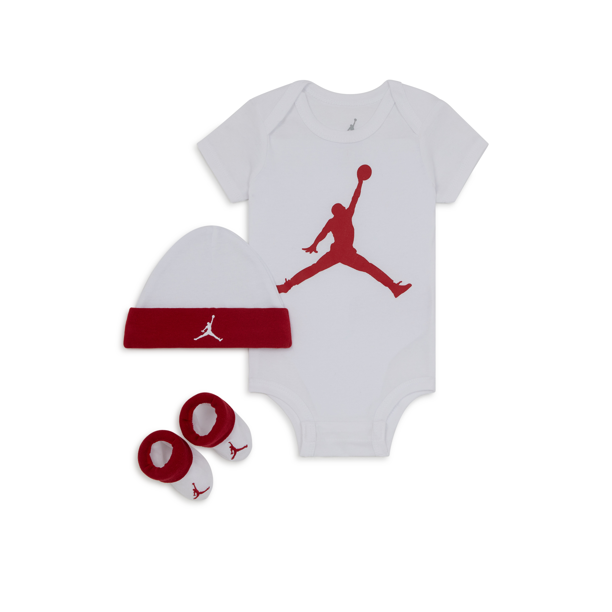 3 Pc Set Mc Jumpman Jordan Blanc/rouge S Unisex