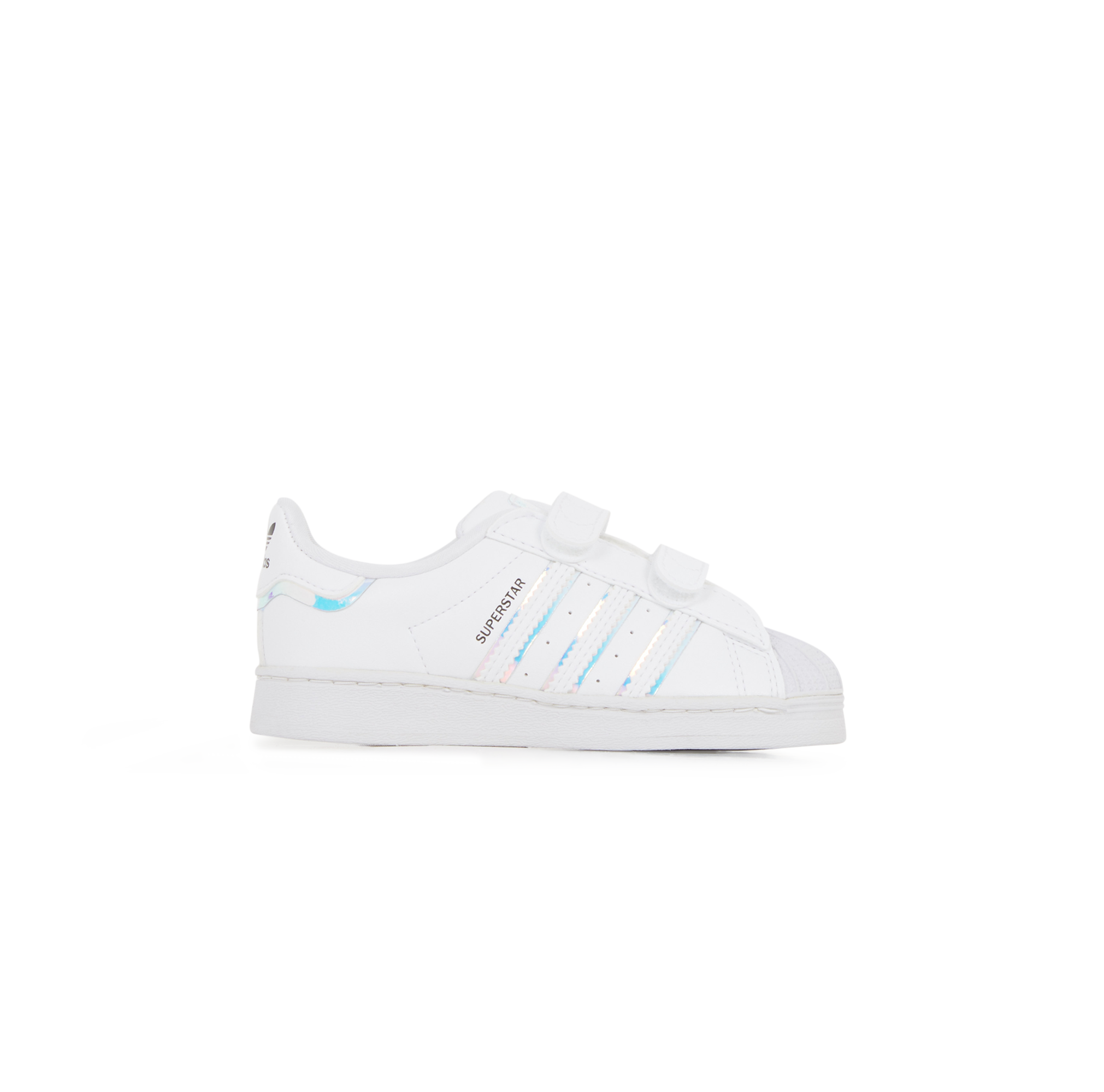 ADIDAS ORIGINALS SUPERSTAR CF IRIDESCENT WHITE SILVER SNEAKERS
