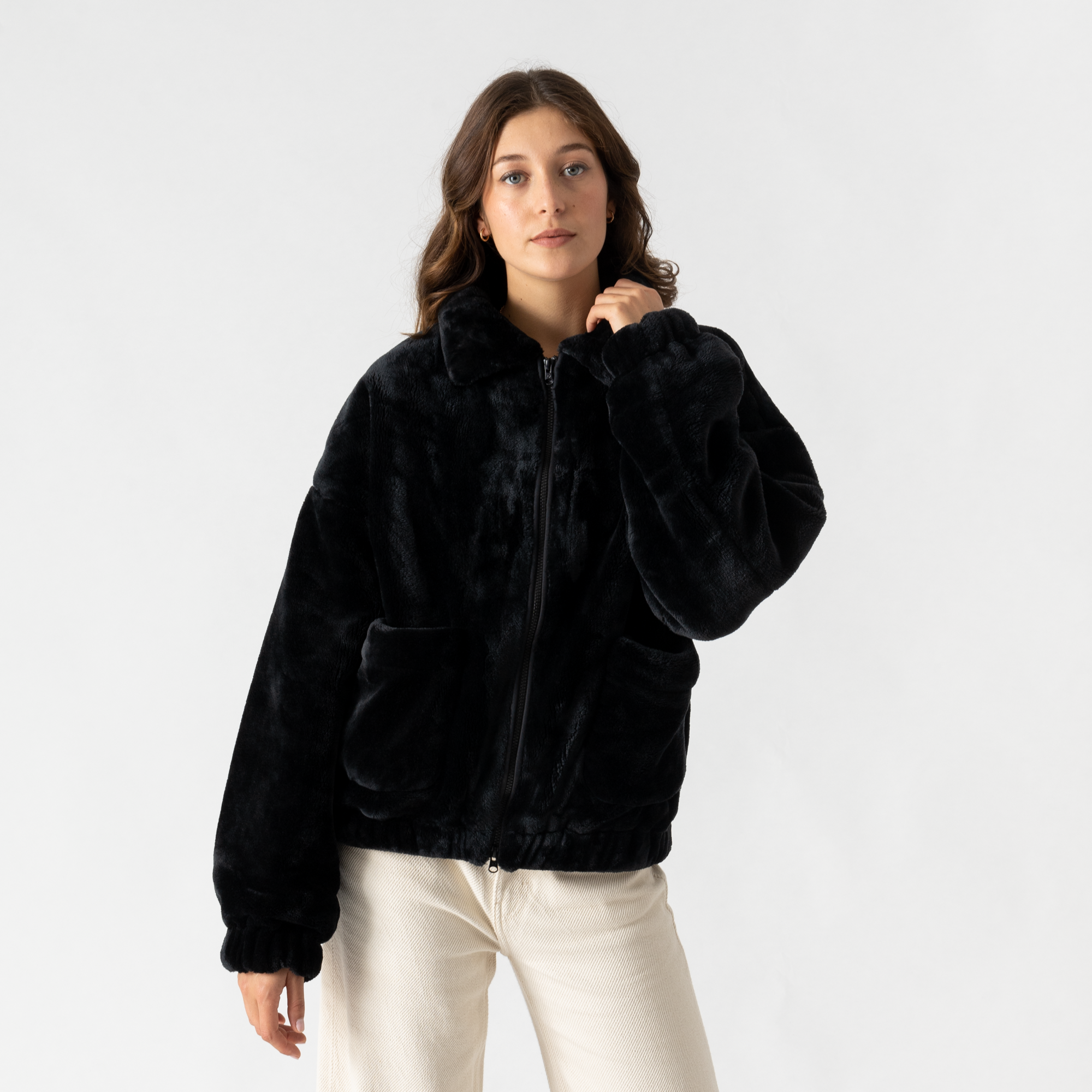 converse jacket black