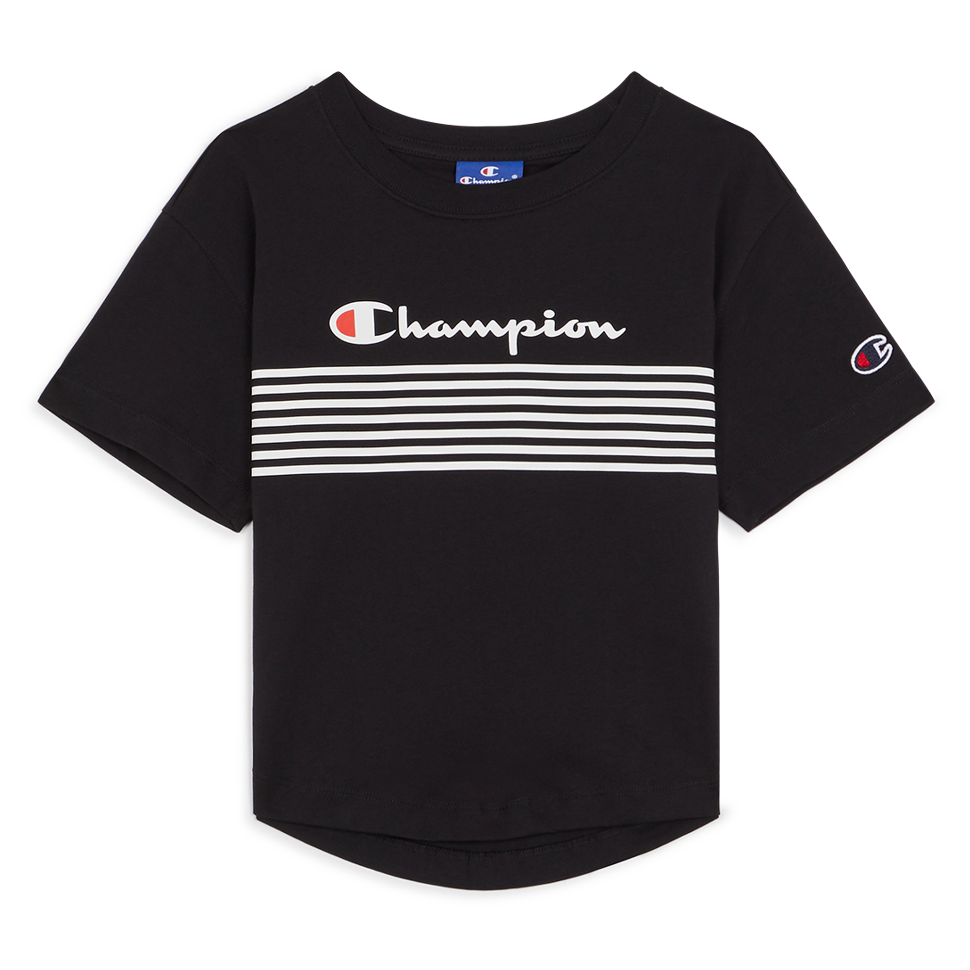 Tee Shirt Crop Top Champion Noir M Female