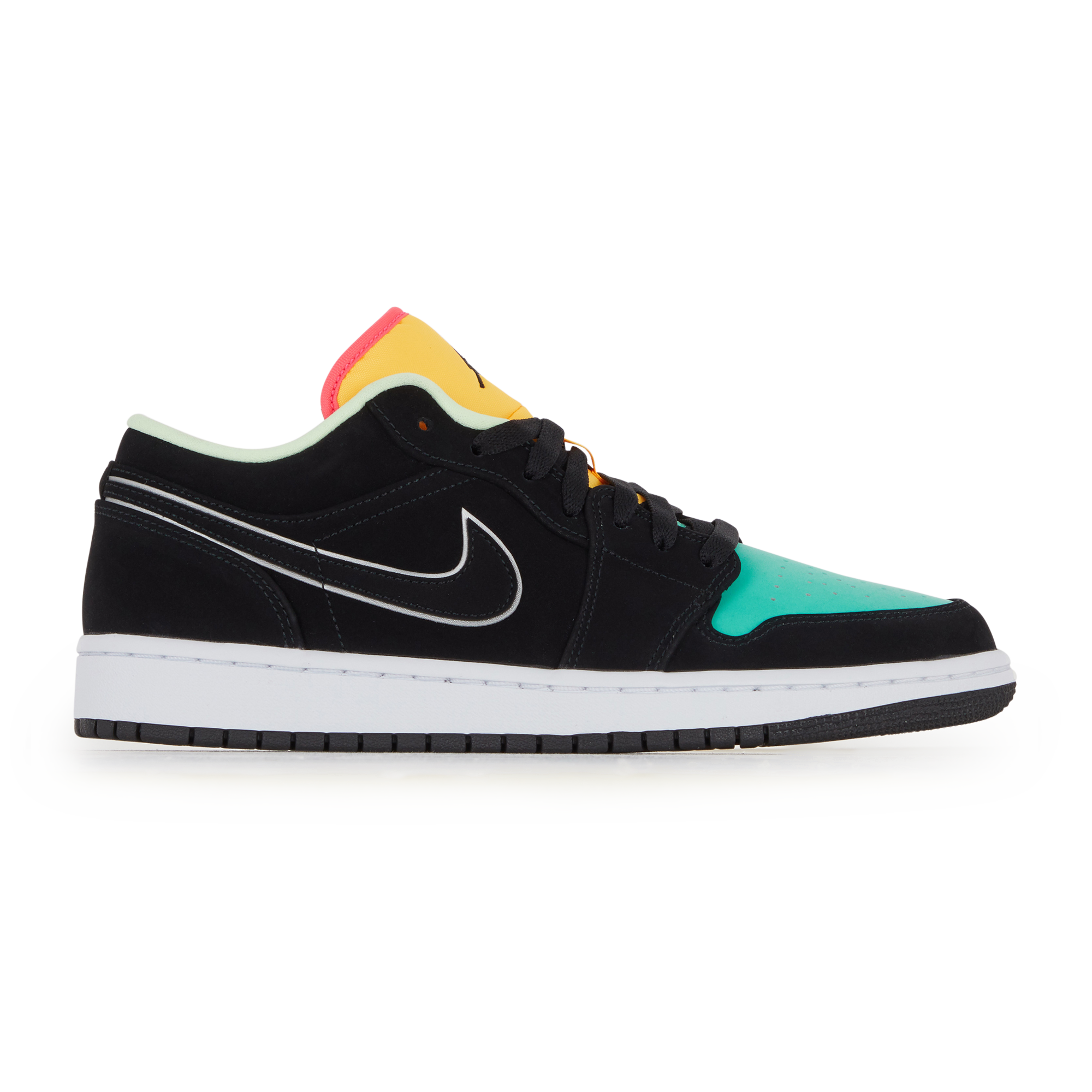 Air Jordan 1 Low Se Jordan Noir/turquoise/jaune 40 Male