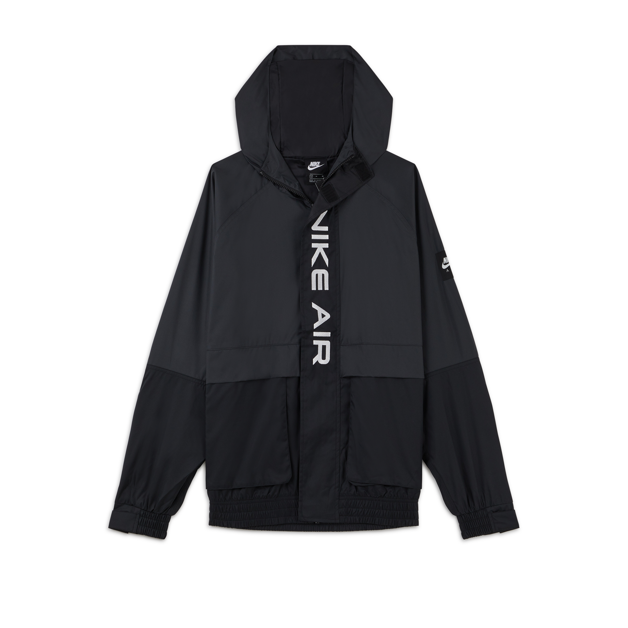 Jacket Veste Nike Air Demi Zip Gris/noir/blanc