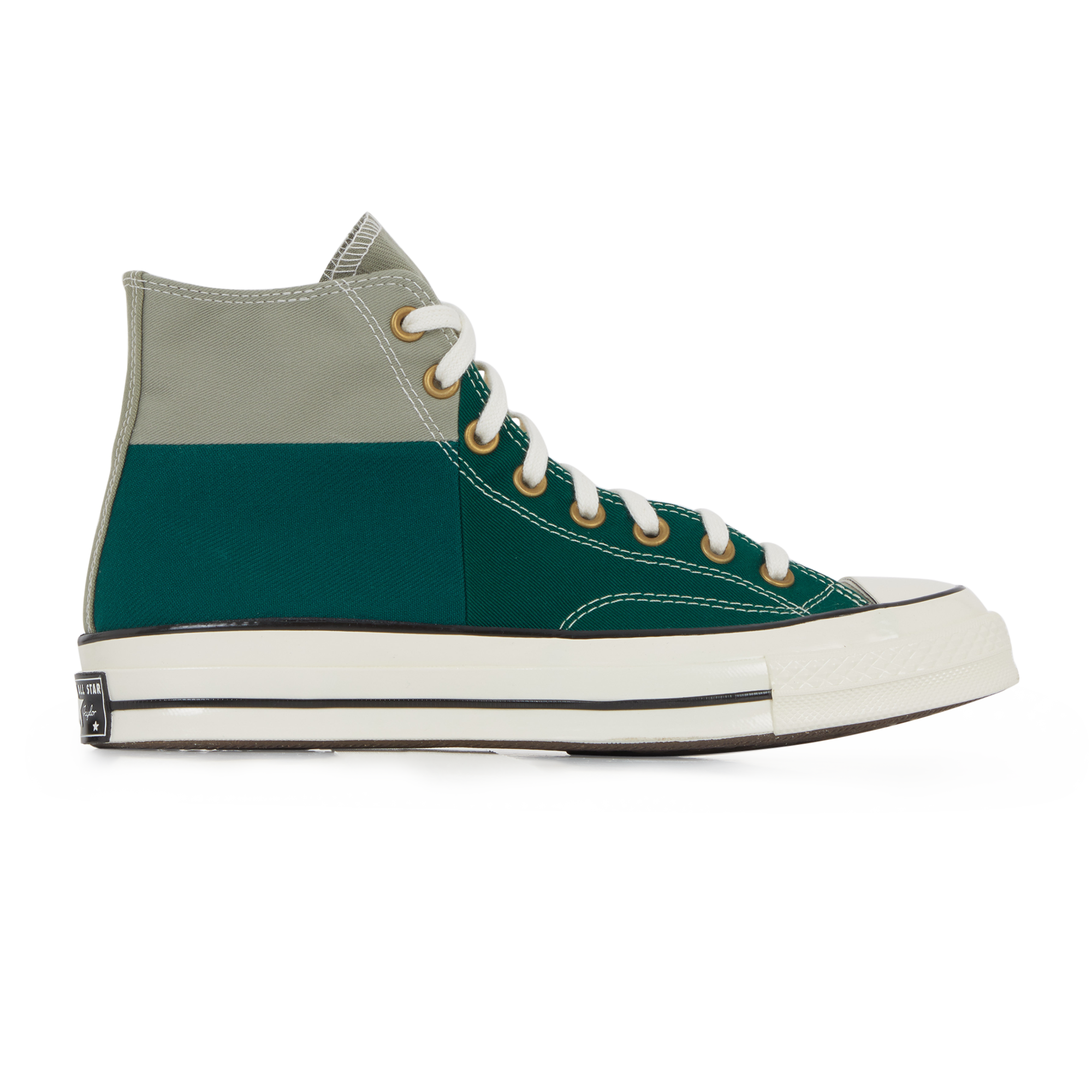 CONVERSE CHUCK HI COLORBLOCKED KAKI/GRIS/BLANC - SNEAKERS |