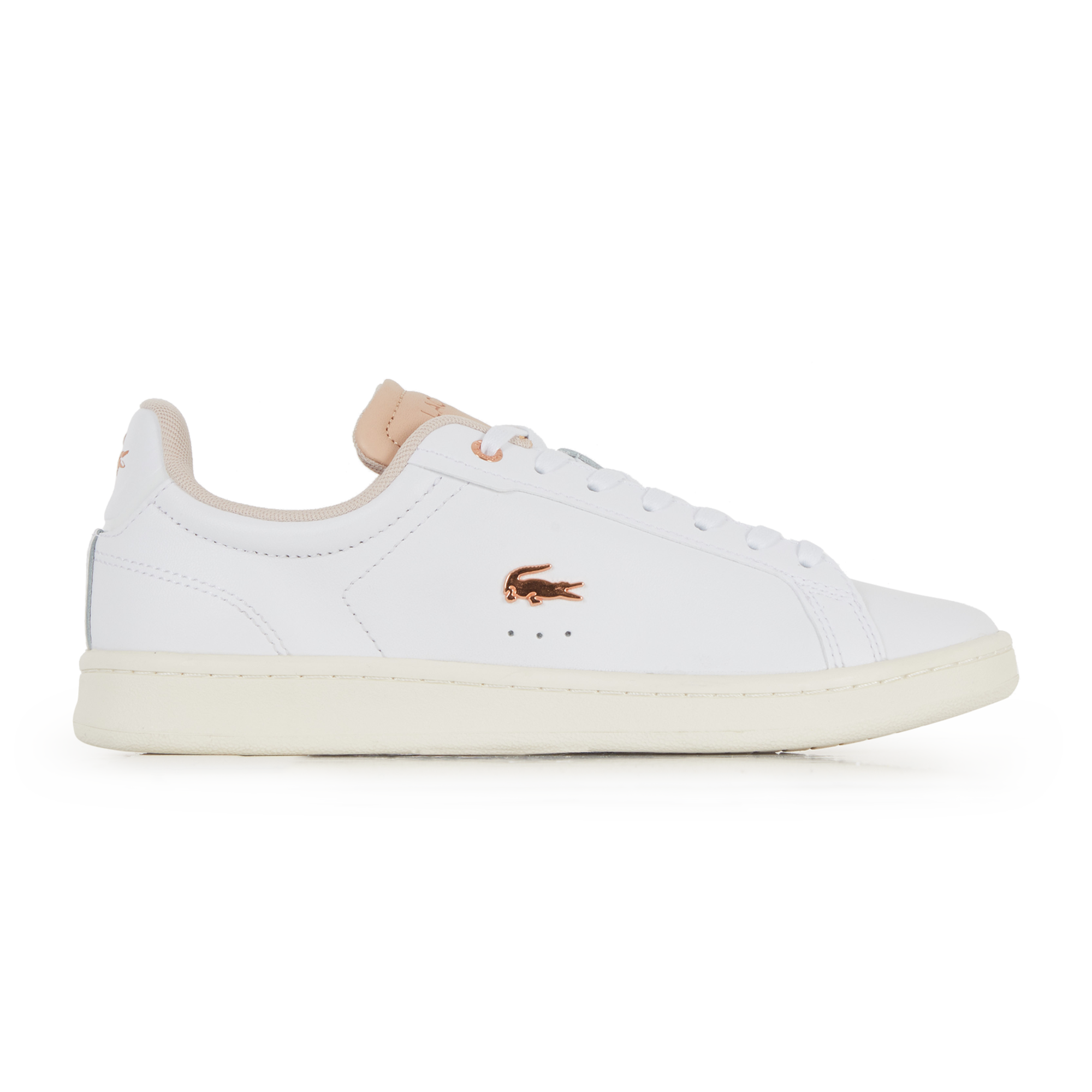 Sneakers Carnaby Pro femme Lacoste en cuir avec détail métallique