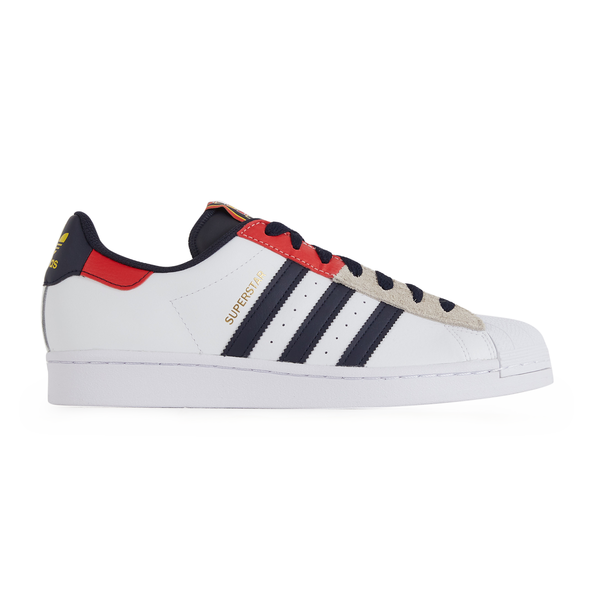 ADIDAS ORIGINALS SUPERSTAR VARSITY WHITE/NAVY | Courir.com