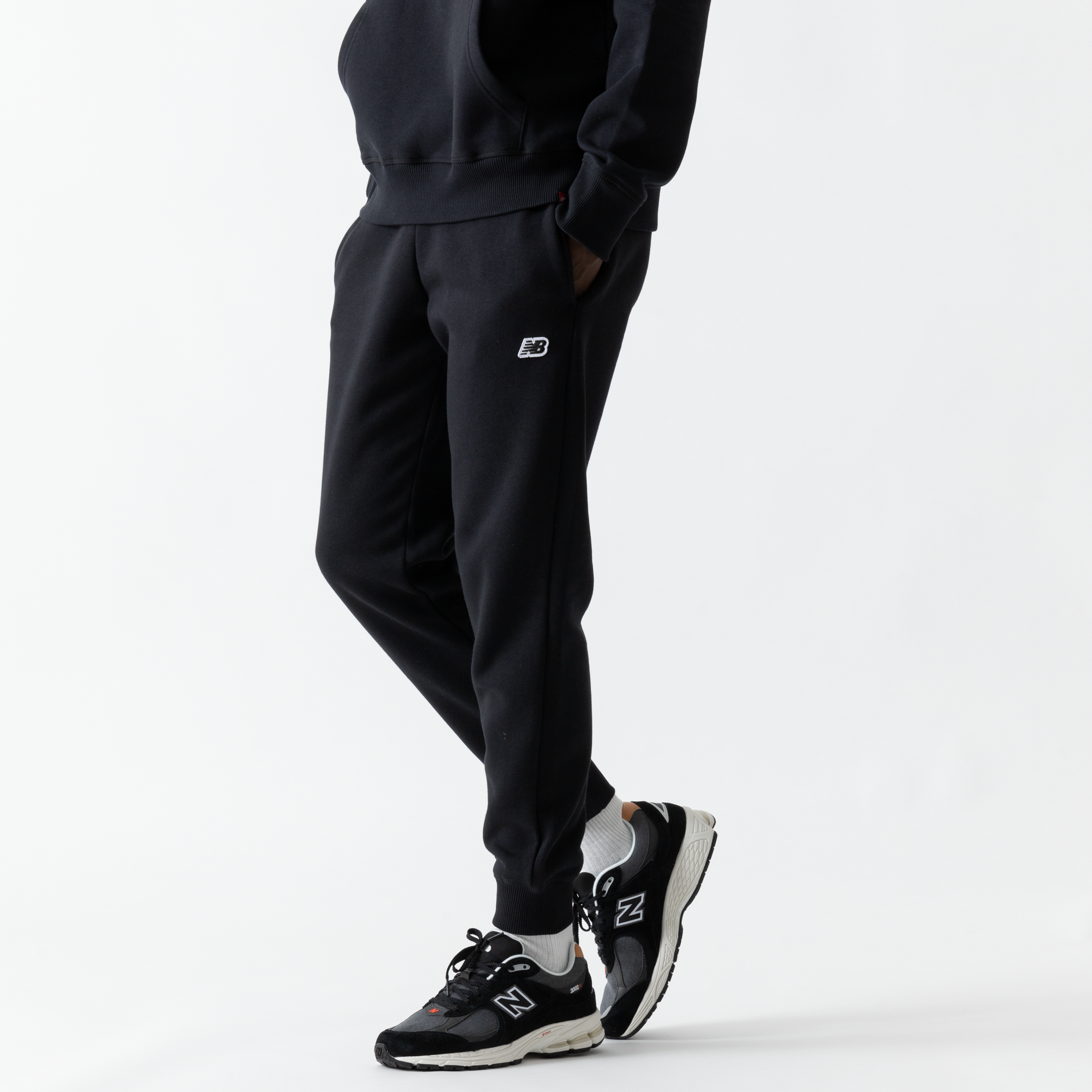 New Balance Pantalon de Jogging Homme Noir