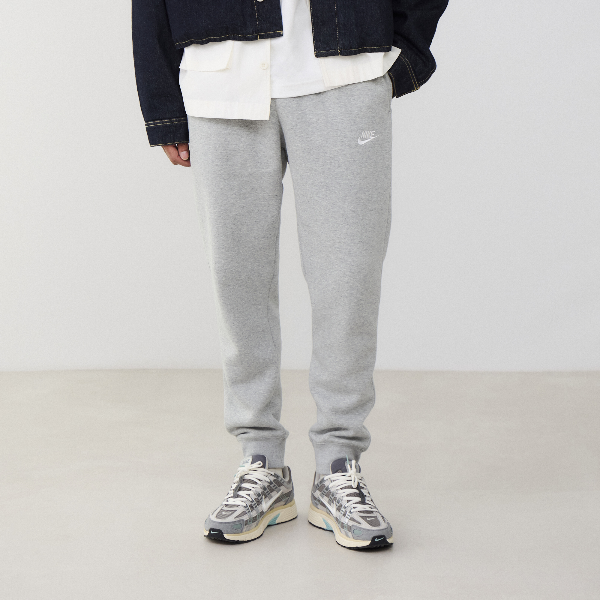 NIKE PANT JOGGER CLUB GREY - TROUSERS MEN