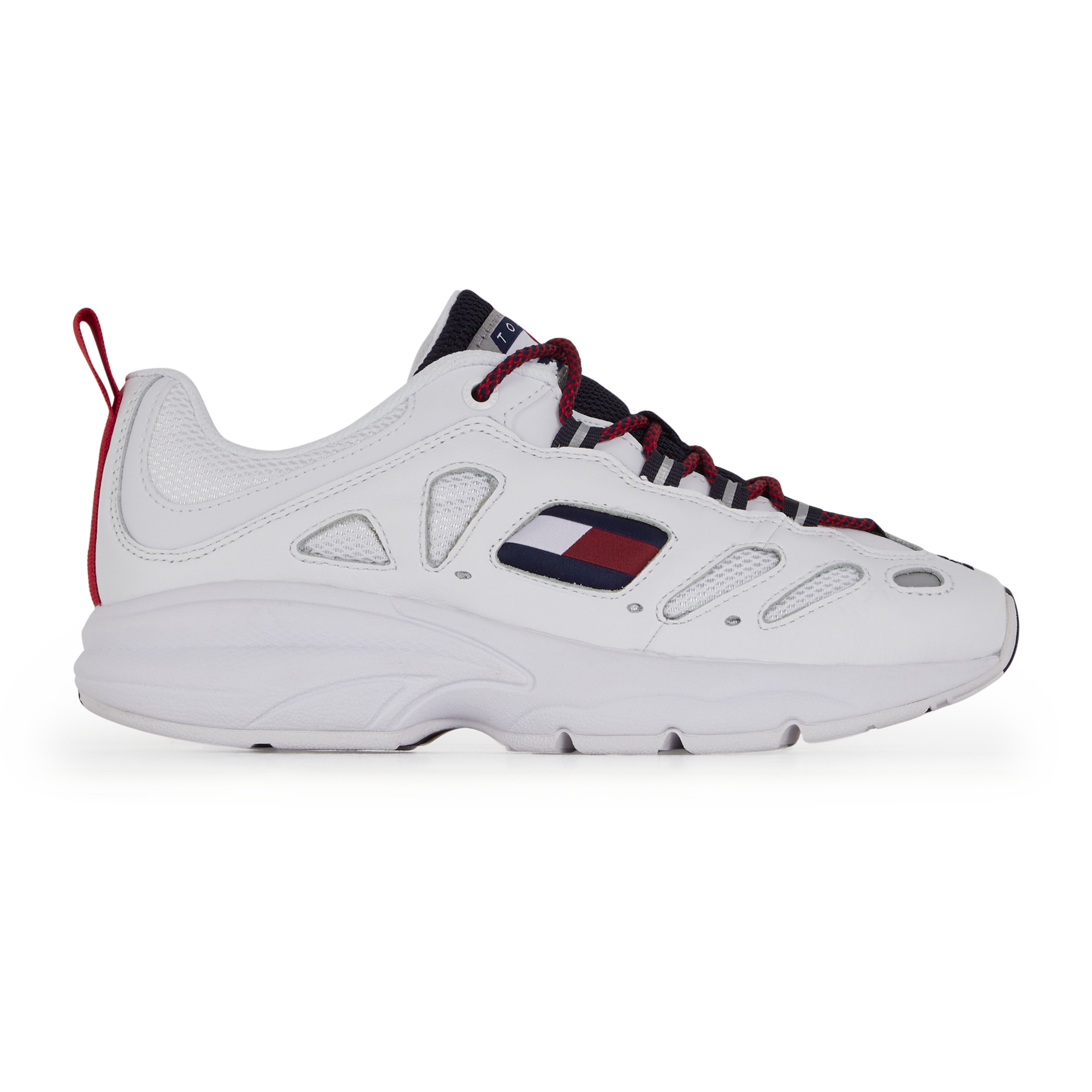 Retro Sneaker Tommy Jeans Blanc/marine/rouge 36 Female