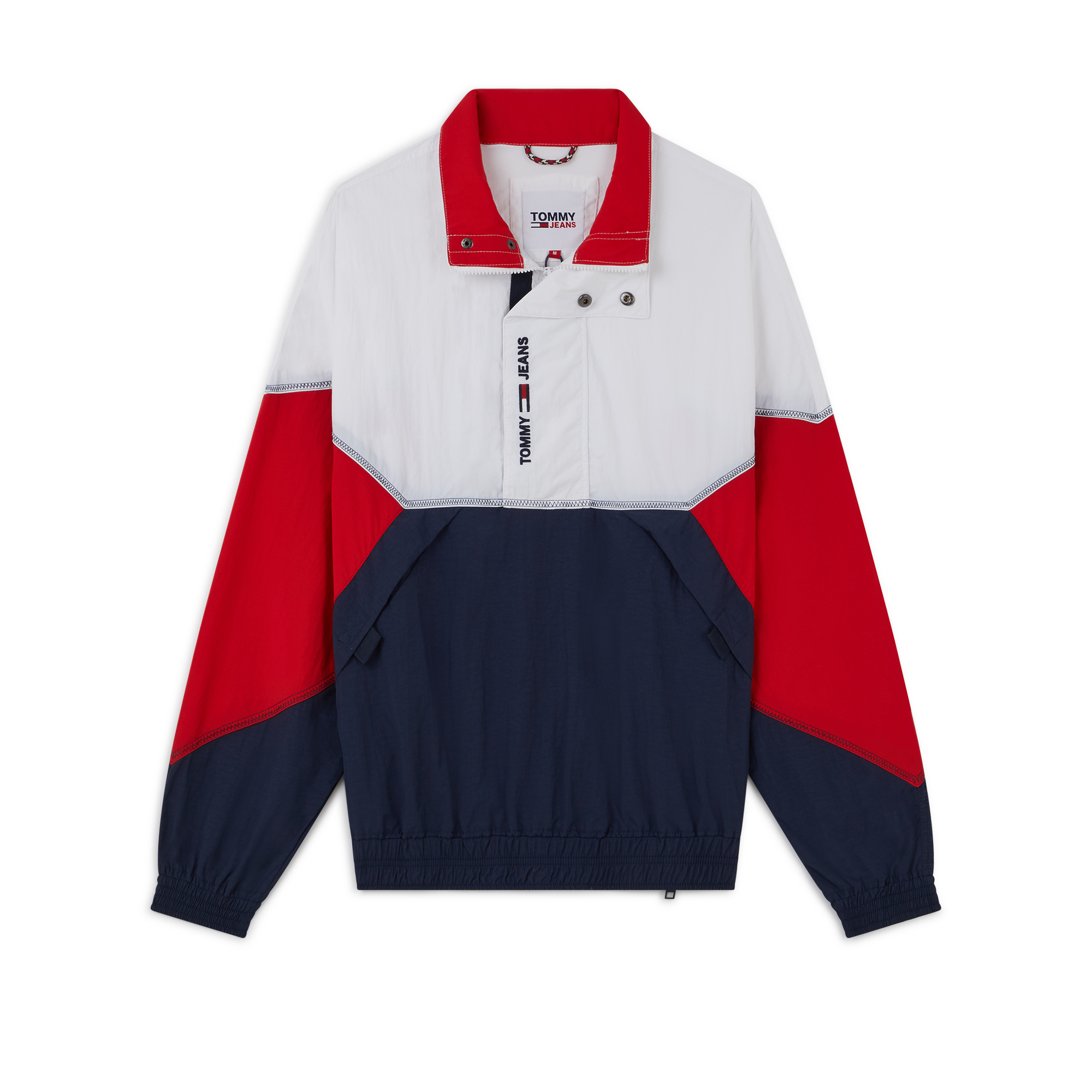 Windbreaker Hz Popover Jacket Blanc/marine/rouge