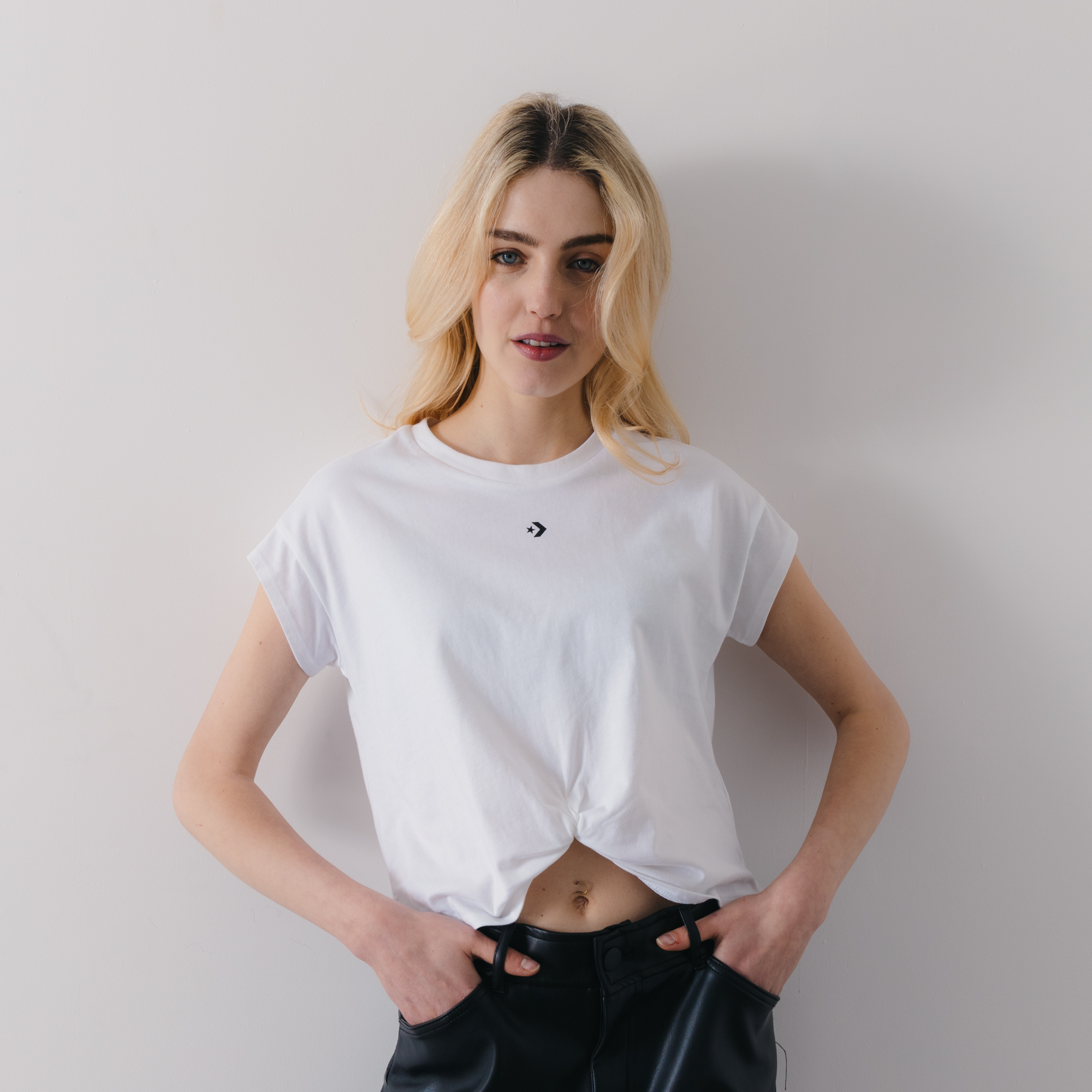 Tee Shirt Star Chevron Twist Blanc