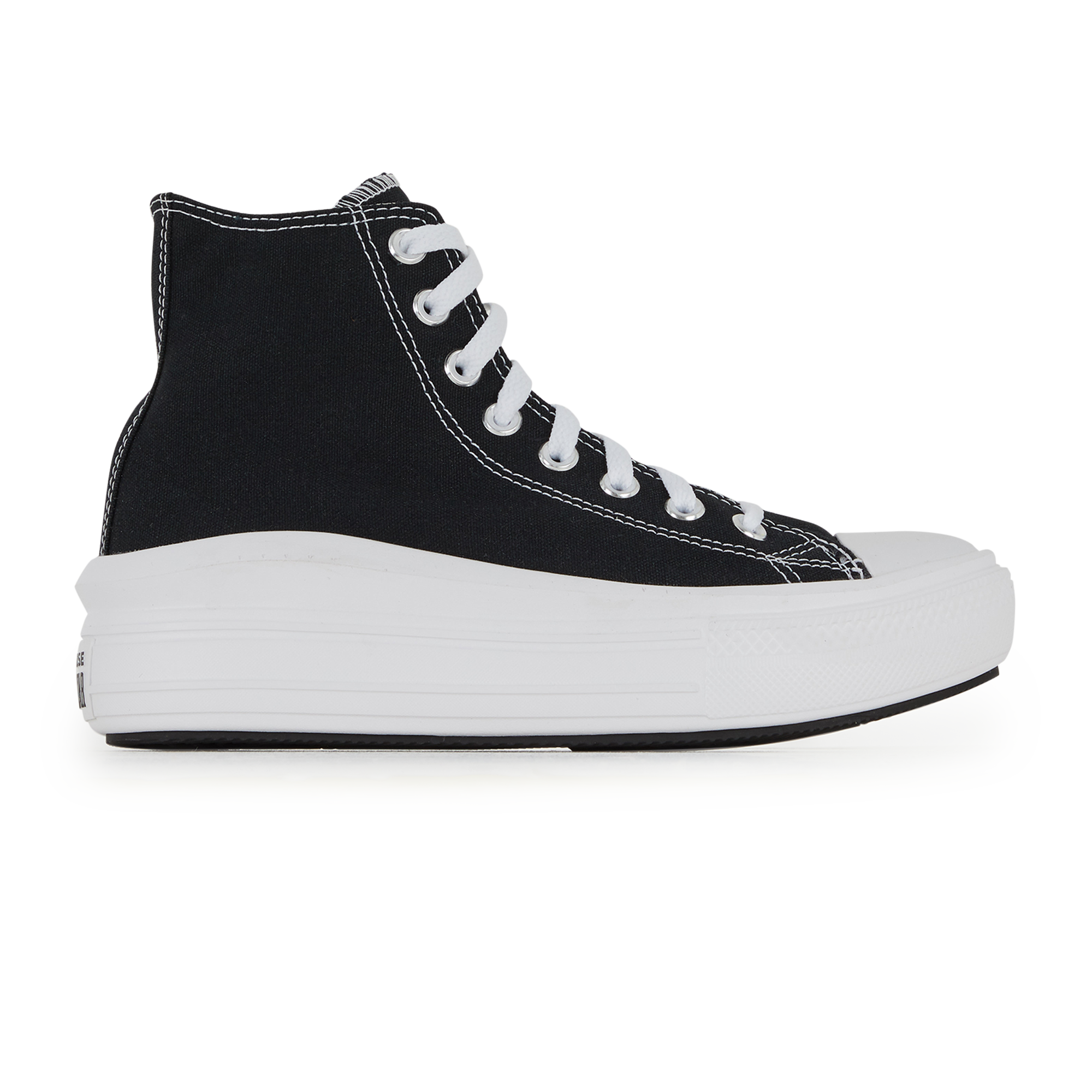 CONVERSE CHUCK TAYLOR ALL STAR MOVE HI SNEAKERS FEMME NOIR LACETS Courir