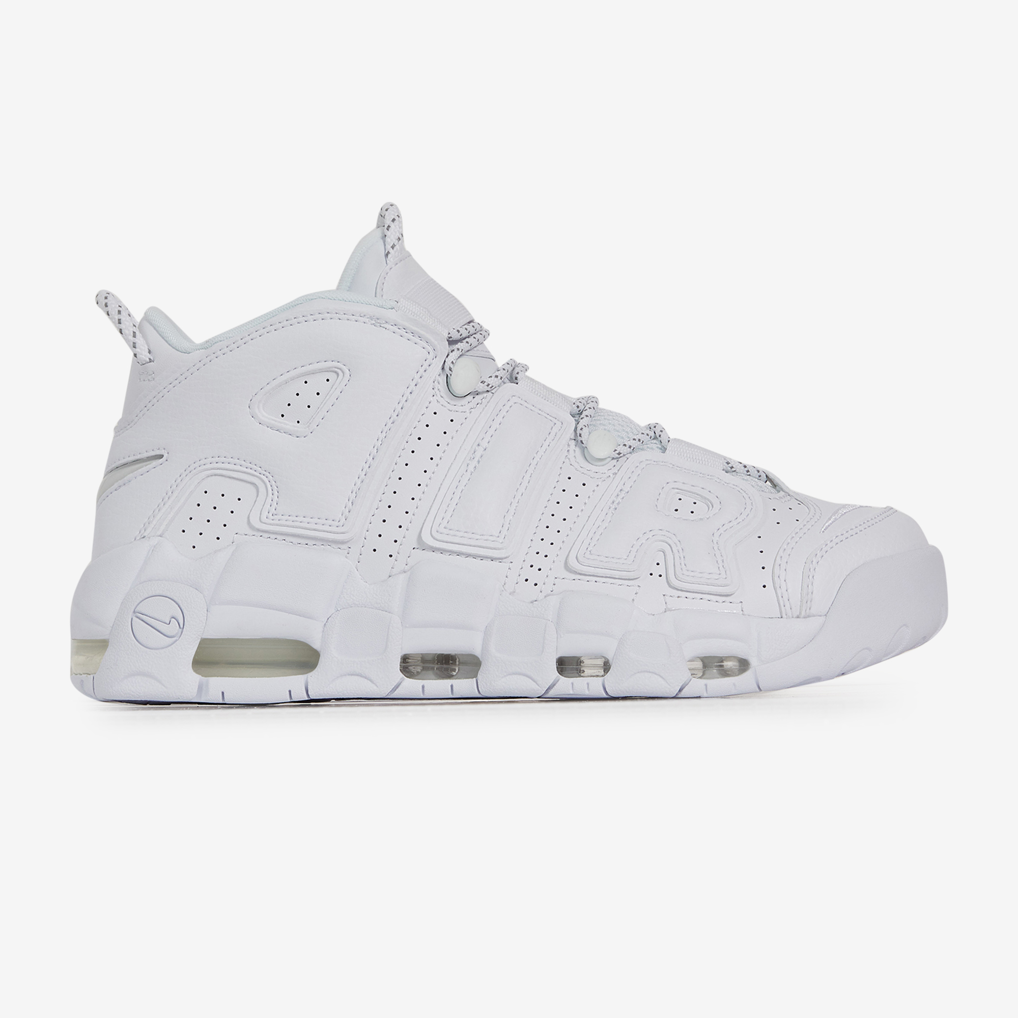 nike uptempo blanc