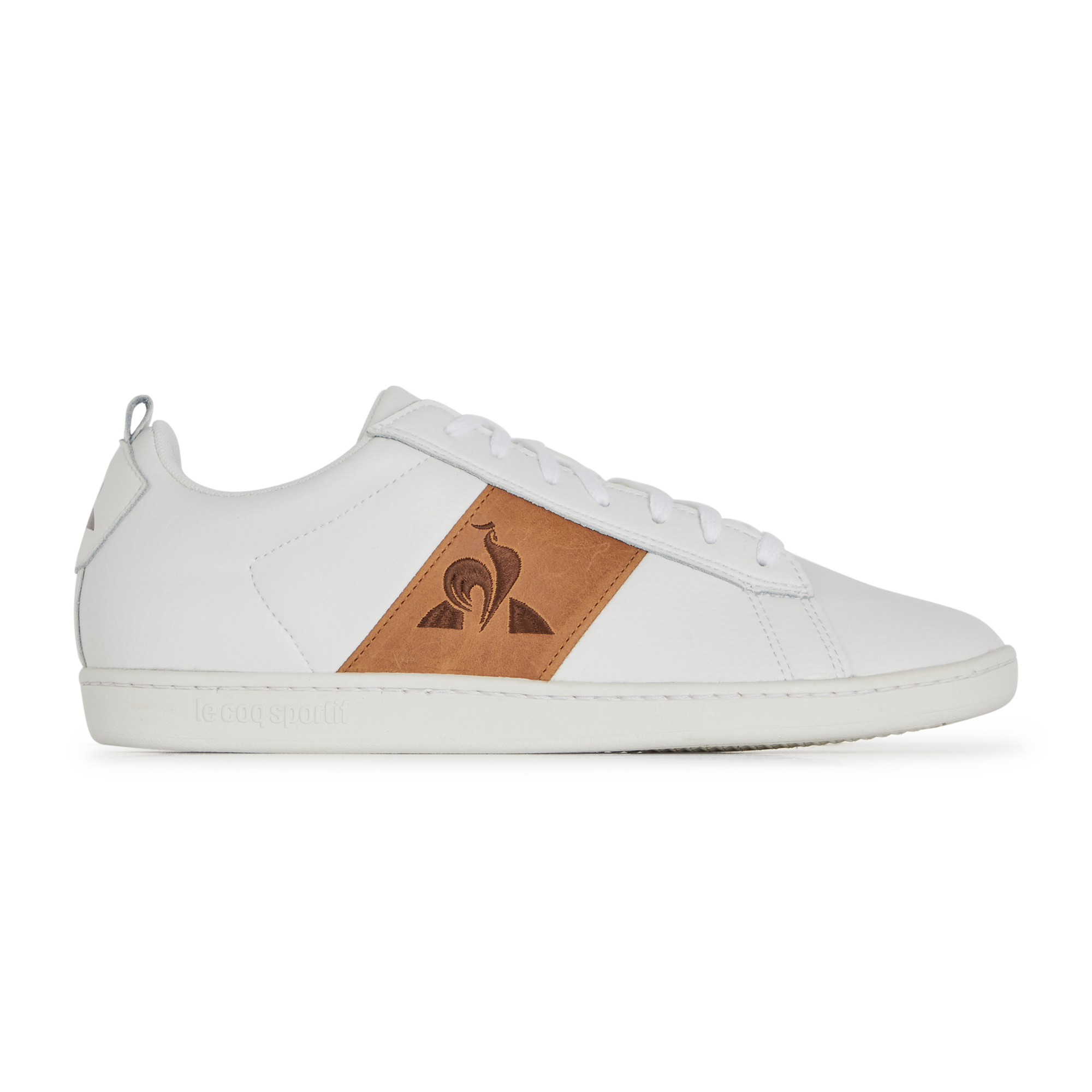 Courtclassic Leather Le Coq Sportif Blanc/marron 40 Male