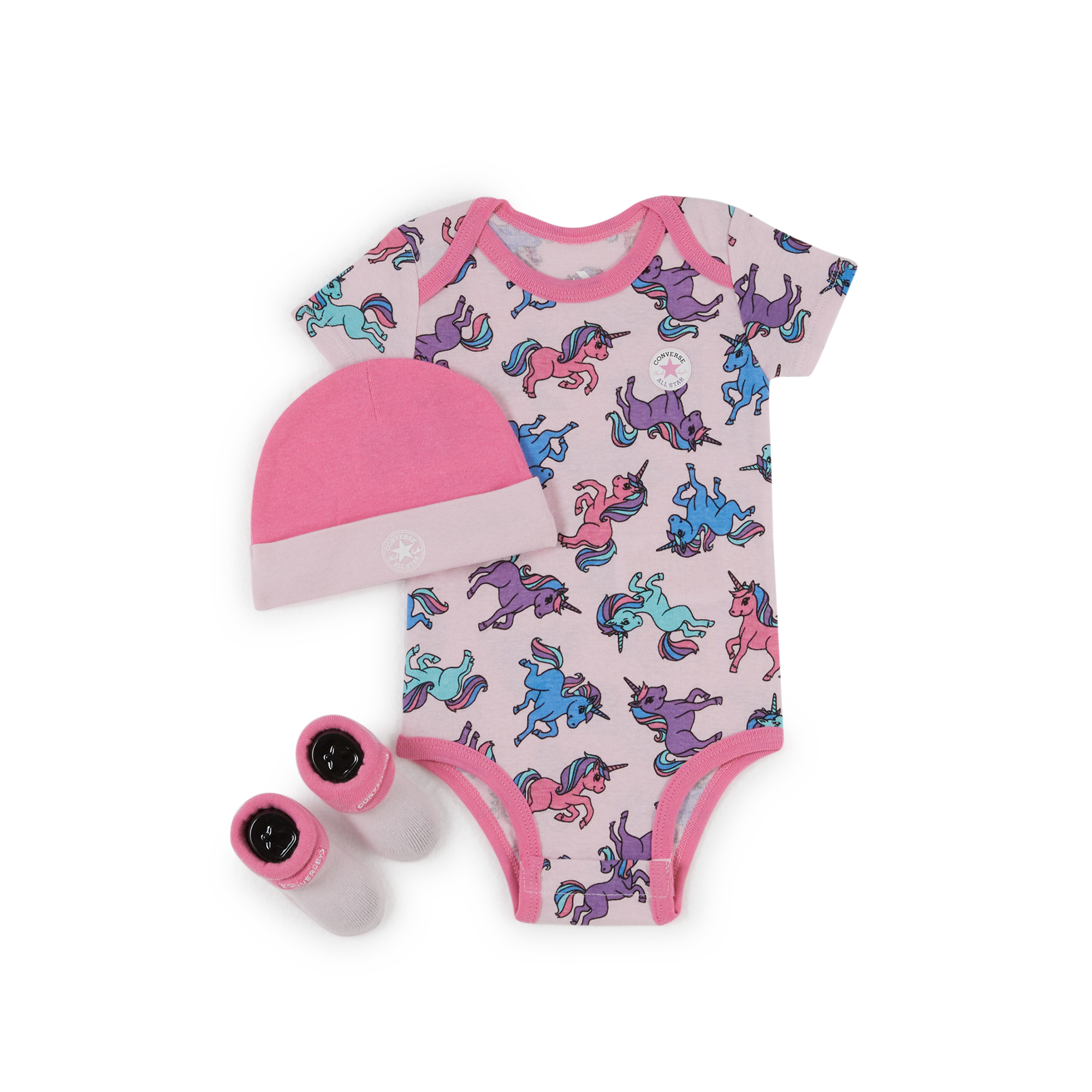 3 Pc Set Mc Converse Aop  Rose/multico