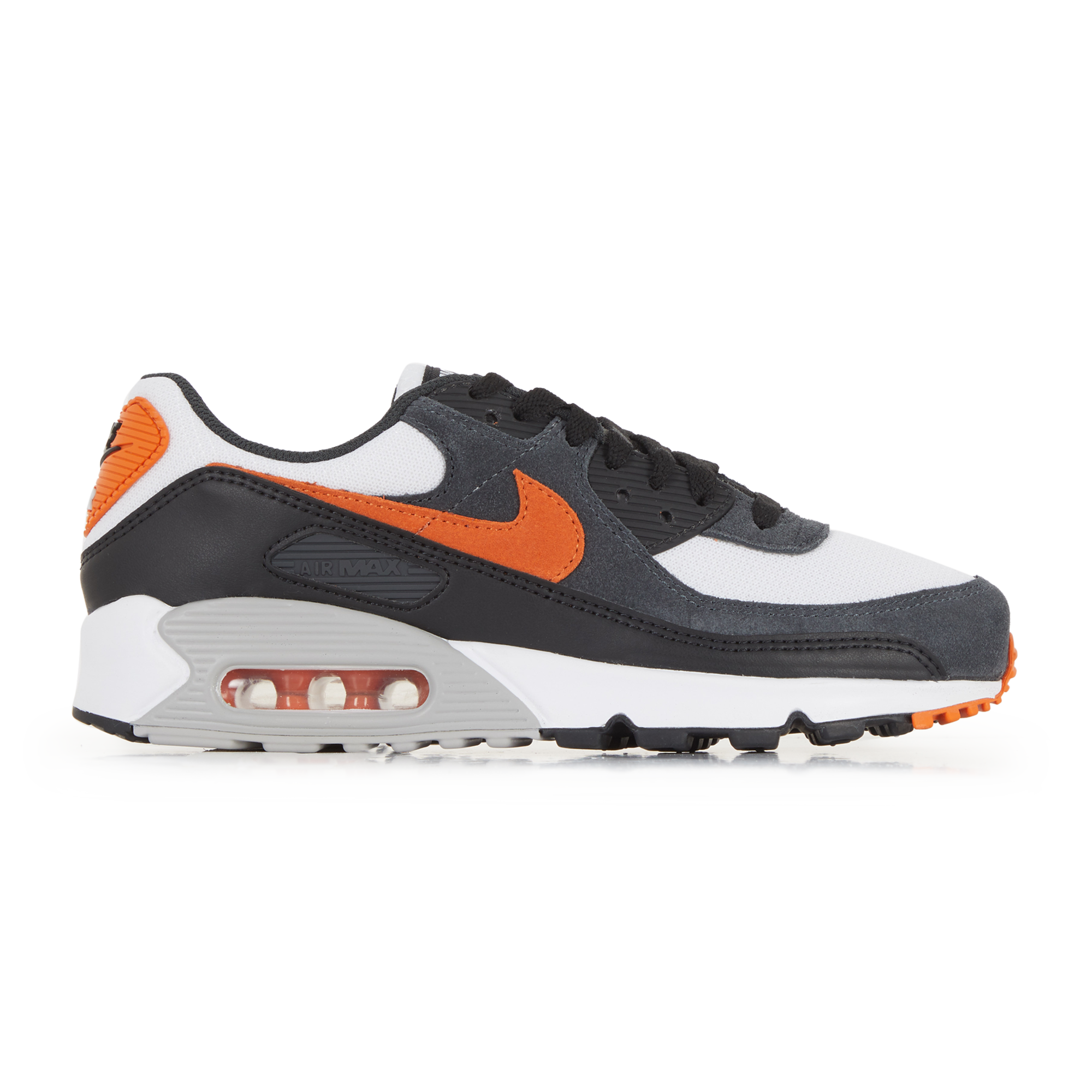 NIKE AIR MAX BLACK/ORANGE SNEAKERS | Courir.com