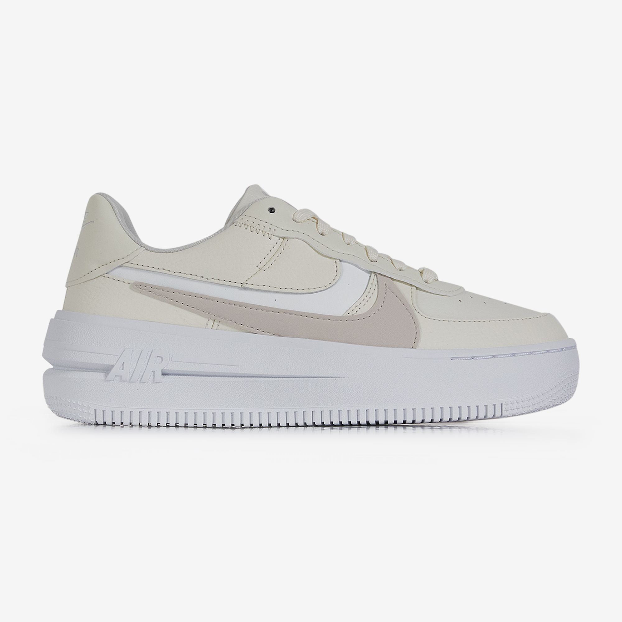 NIKE AIR FORCE 1 PLT.AF.ORM BEIGE BROWN SNEAKERS