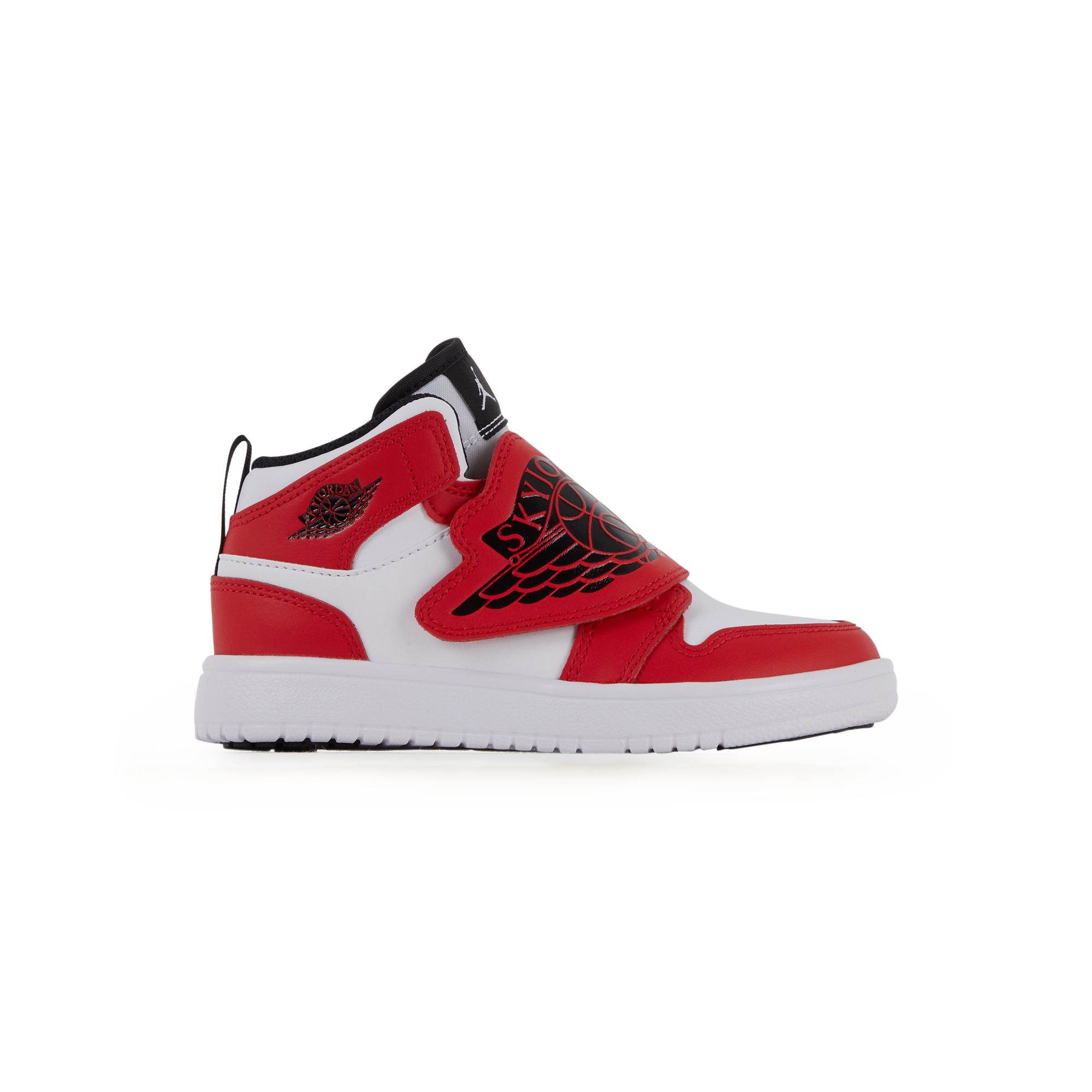 Sky Jordan 1 Blanc/rouge - Enfant -