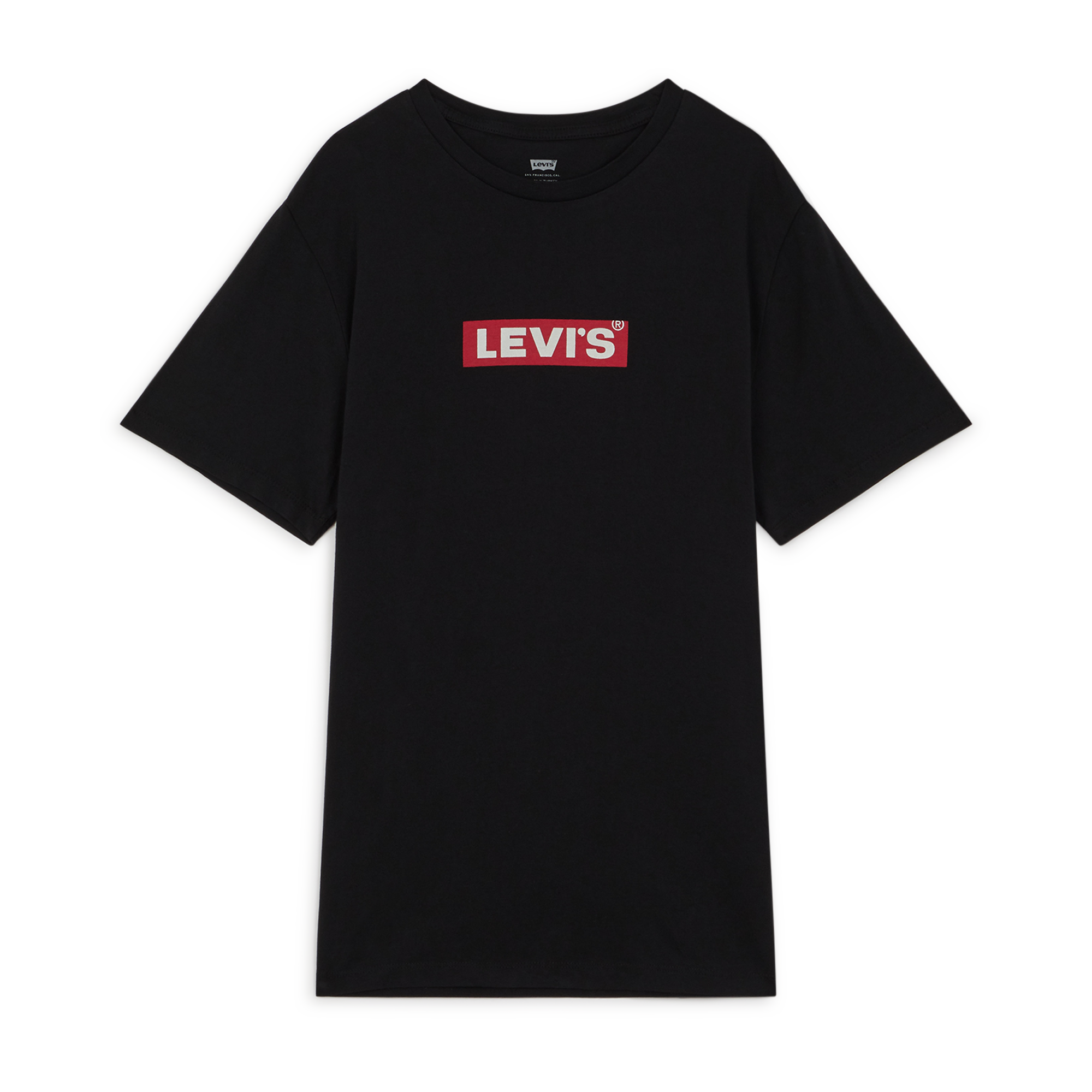 Tee Shirt Boxtab Logo Levis Noir/rouge L Male