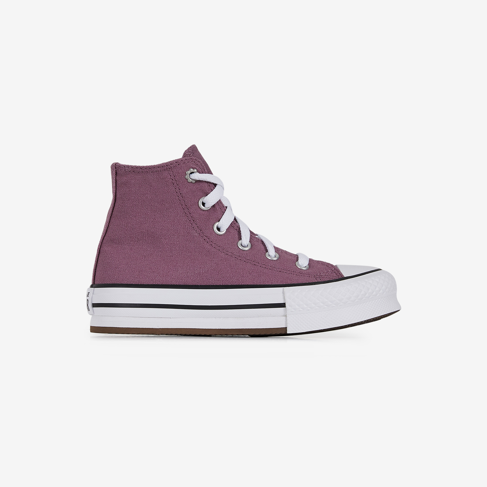 chuck taylor all star eva lift hi floral  violet/blanc   - bébé -