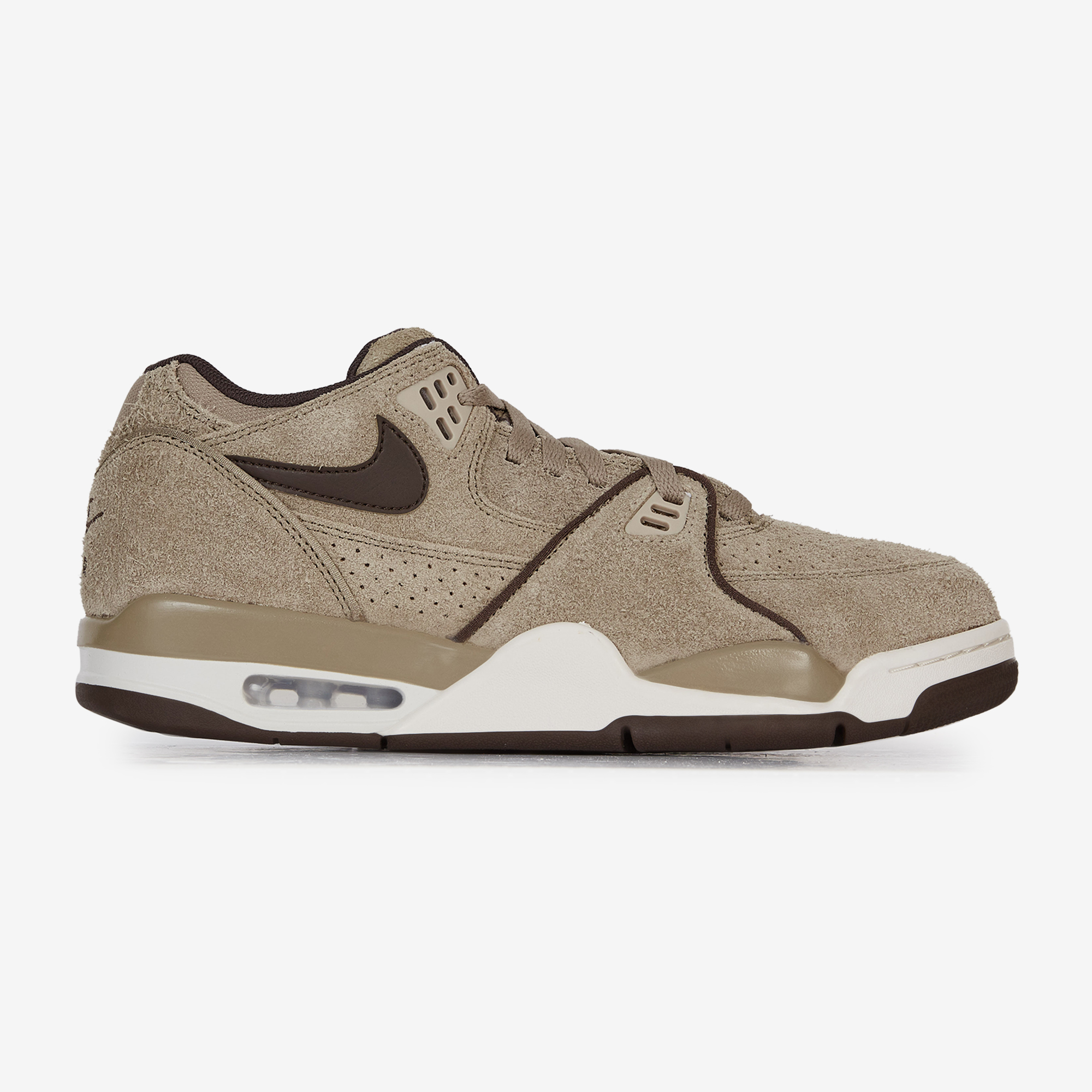 NIKE AIR FLIGHT 89 SNEAKERS HOMME MARRON BEIGE LACETS Courir