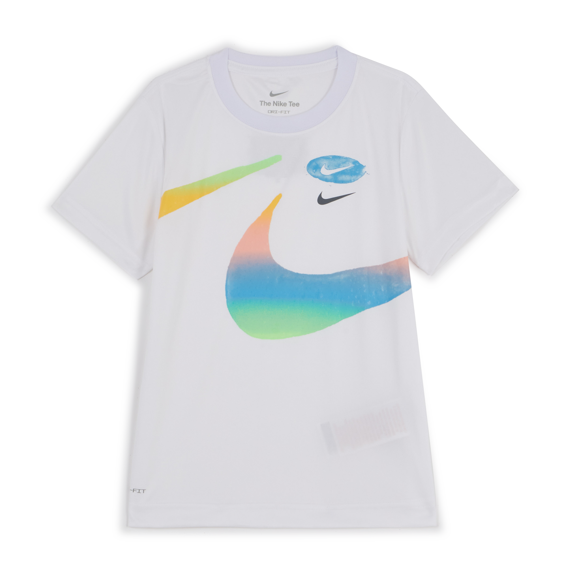 Short Sleeve  Graphic T-Shirt  Blanc/Multicolore