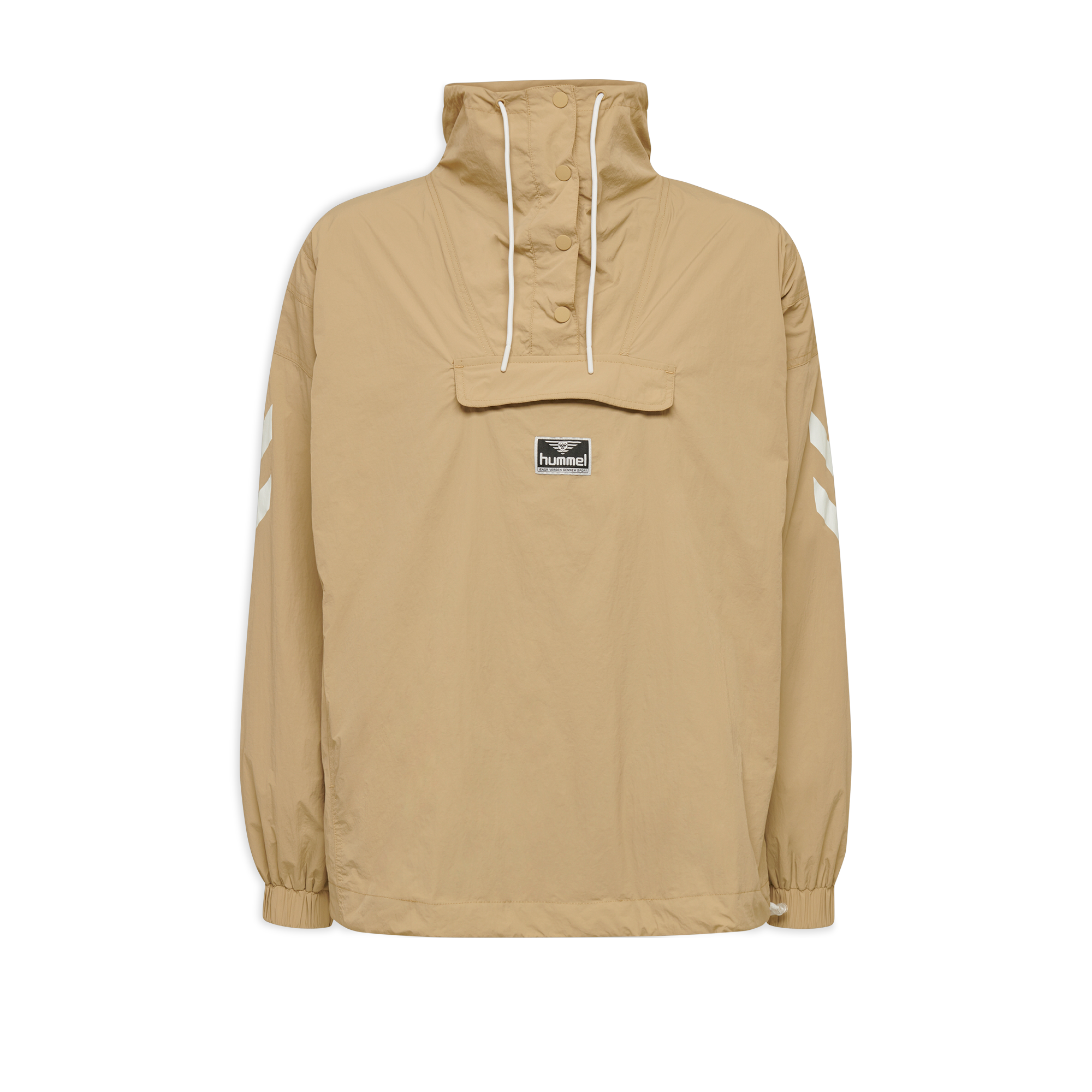 Anorak Vind Oversized Hummel Beige/blanc L Male