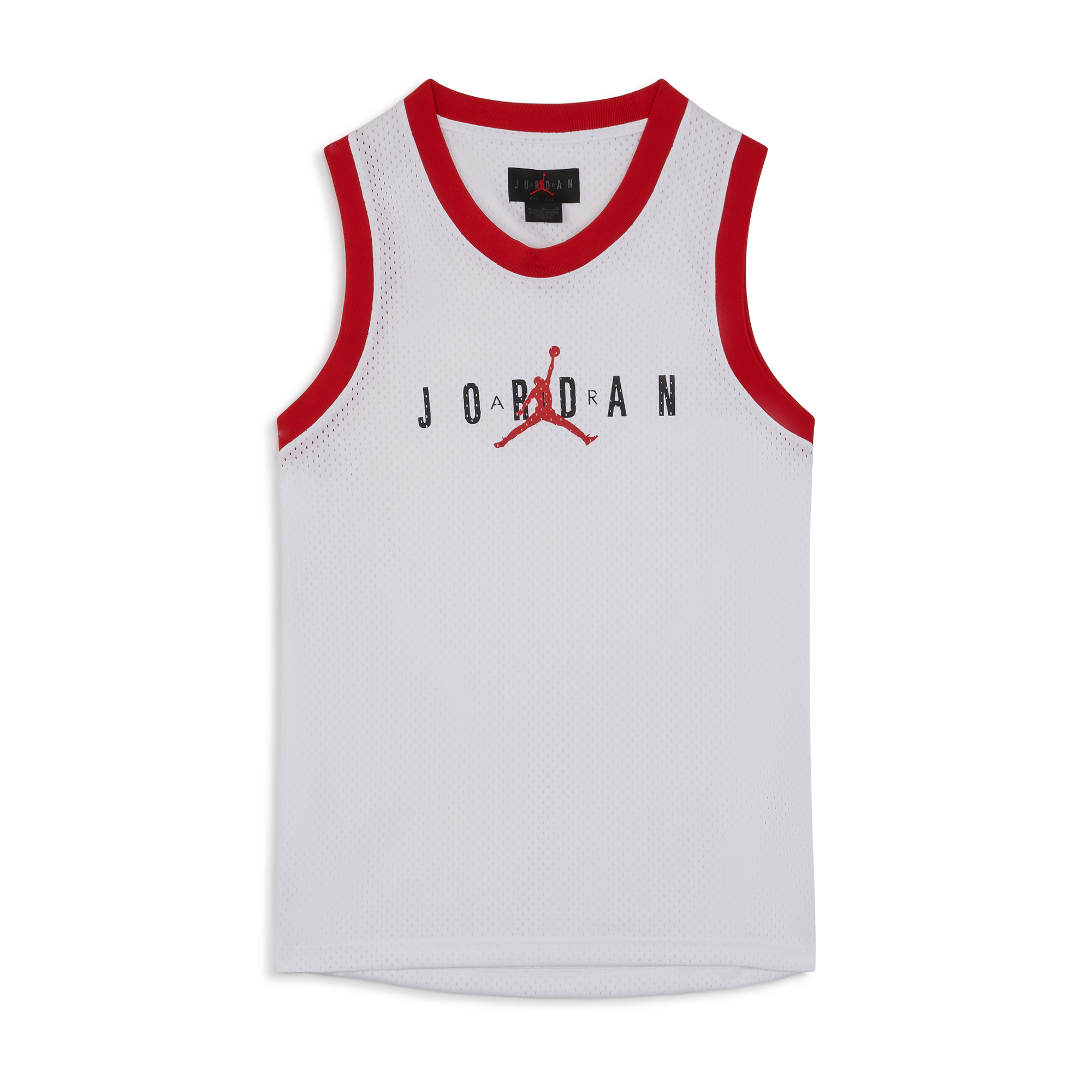 Debardeur Tank Dna Jordan Blanc/rouge L Male