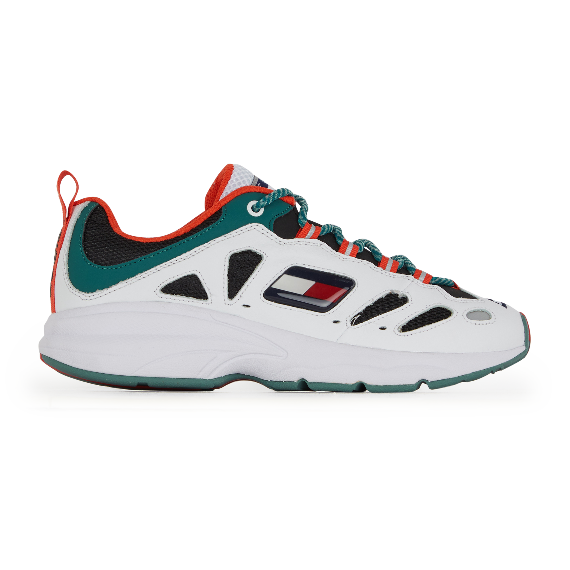 Retro Sneaker Tommy Jeans Blanc/ Vert 40 Male