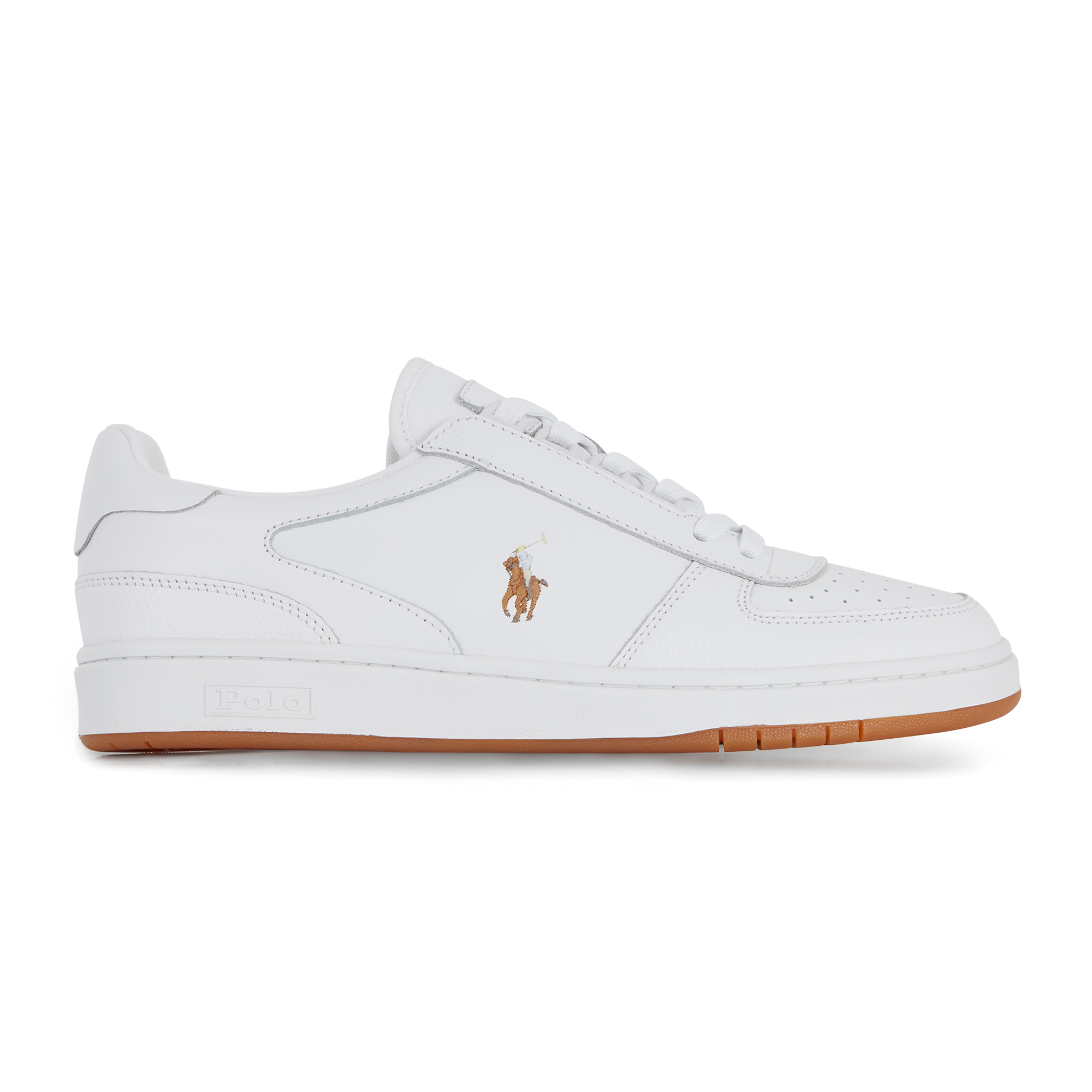 POLO RALPH LAUREN POLO COURT LOW WHITE/WHITE - SNEAKERS MEN 