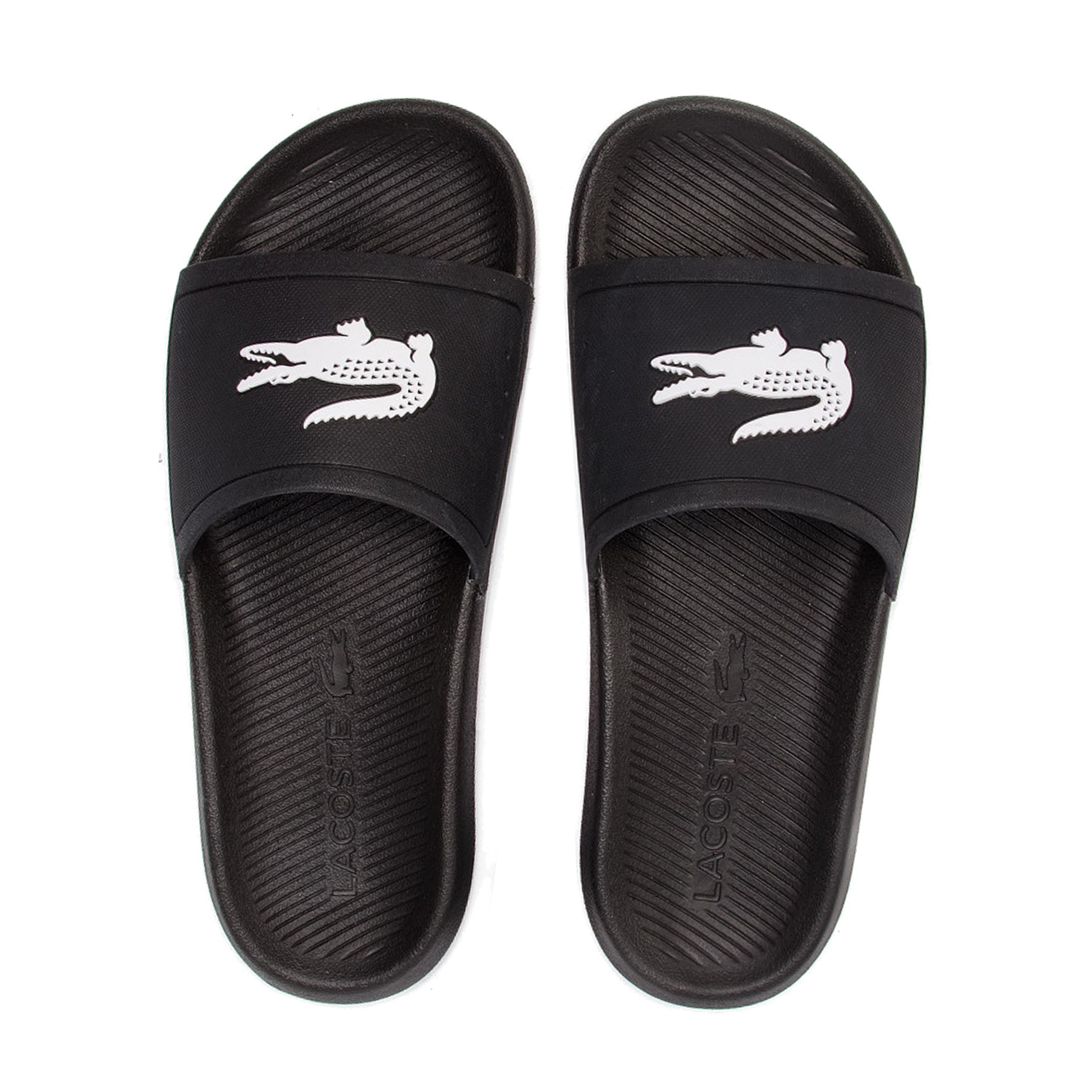 Croco Slide Noir/blanc