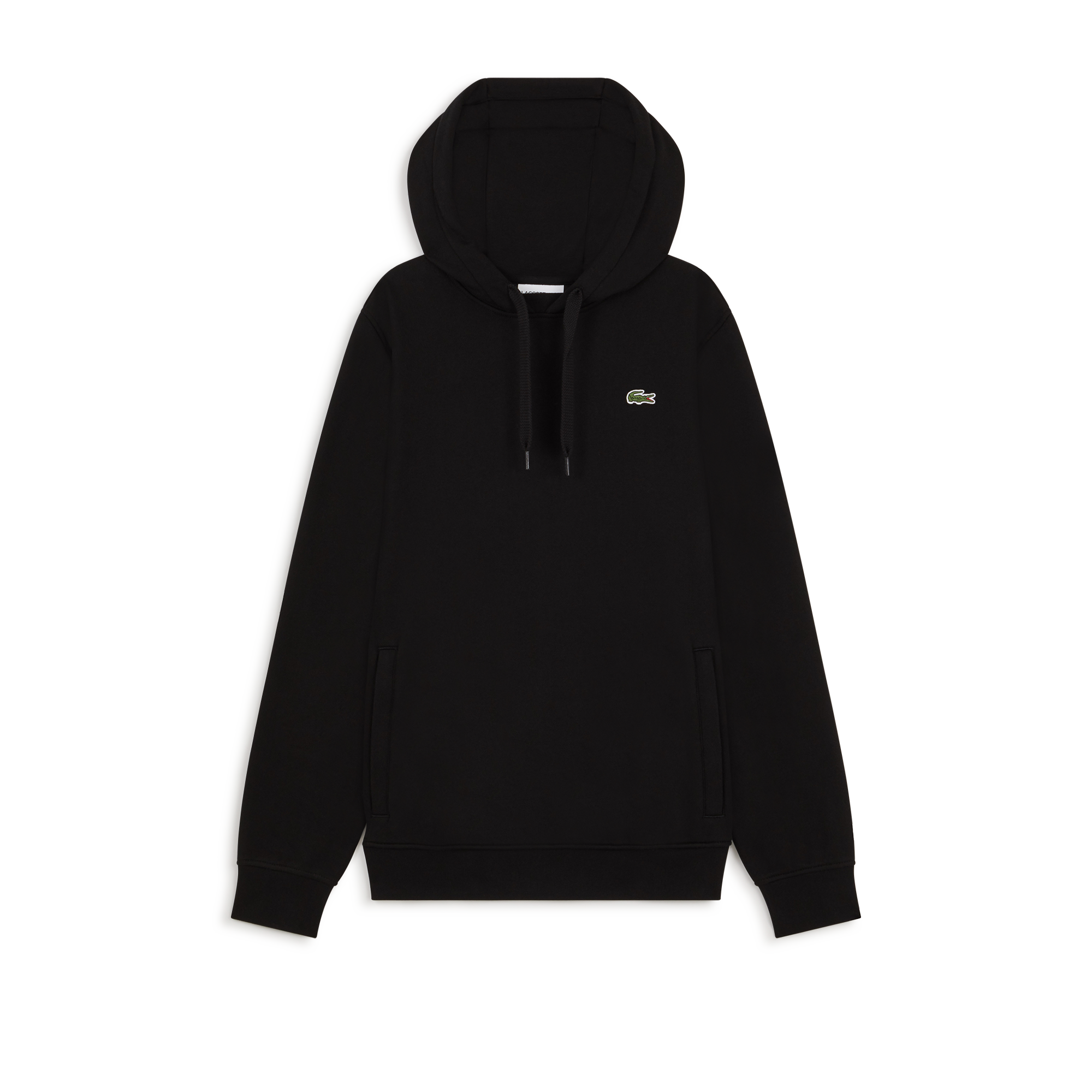 Hoodie Broderie Petit Crocodile Noir