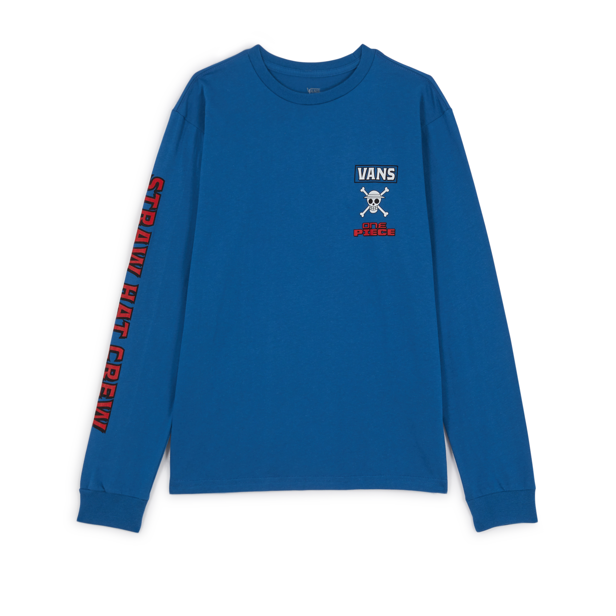 Tee-Shirt Ml One Piece  Bleu/Rouge