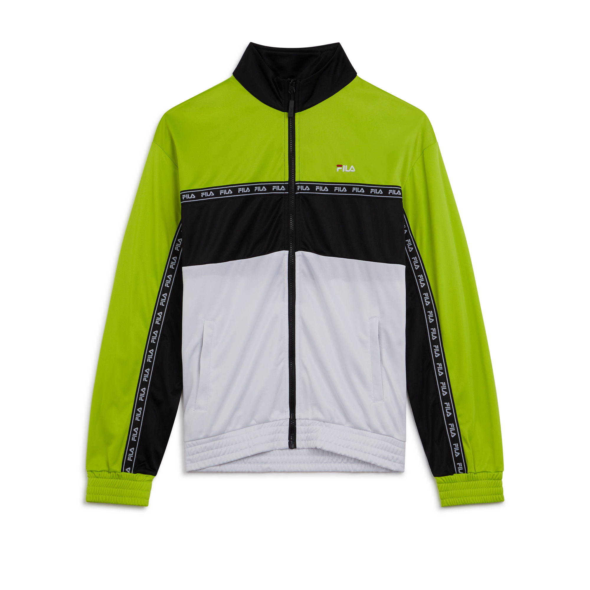 Jacket Hachiro Track Fila Vert Fluo/blanc/noir M Male