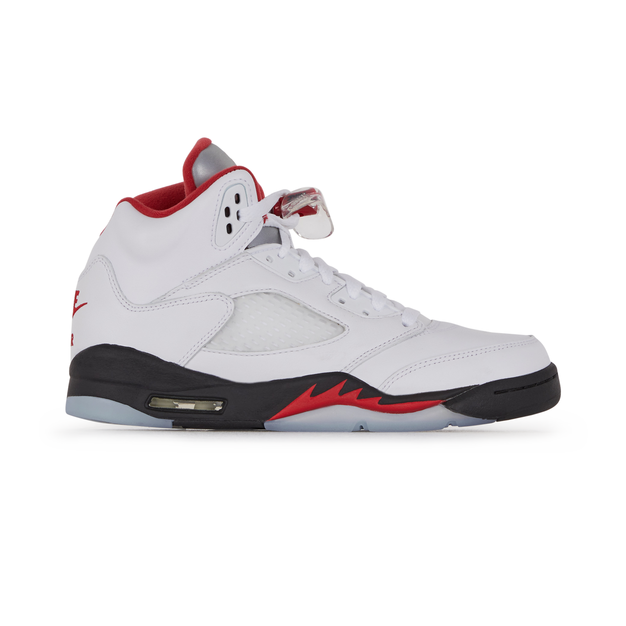 Air Jordan 5 Retro Firered Jordan Blanc/gris 36.5 Unisex