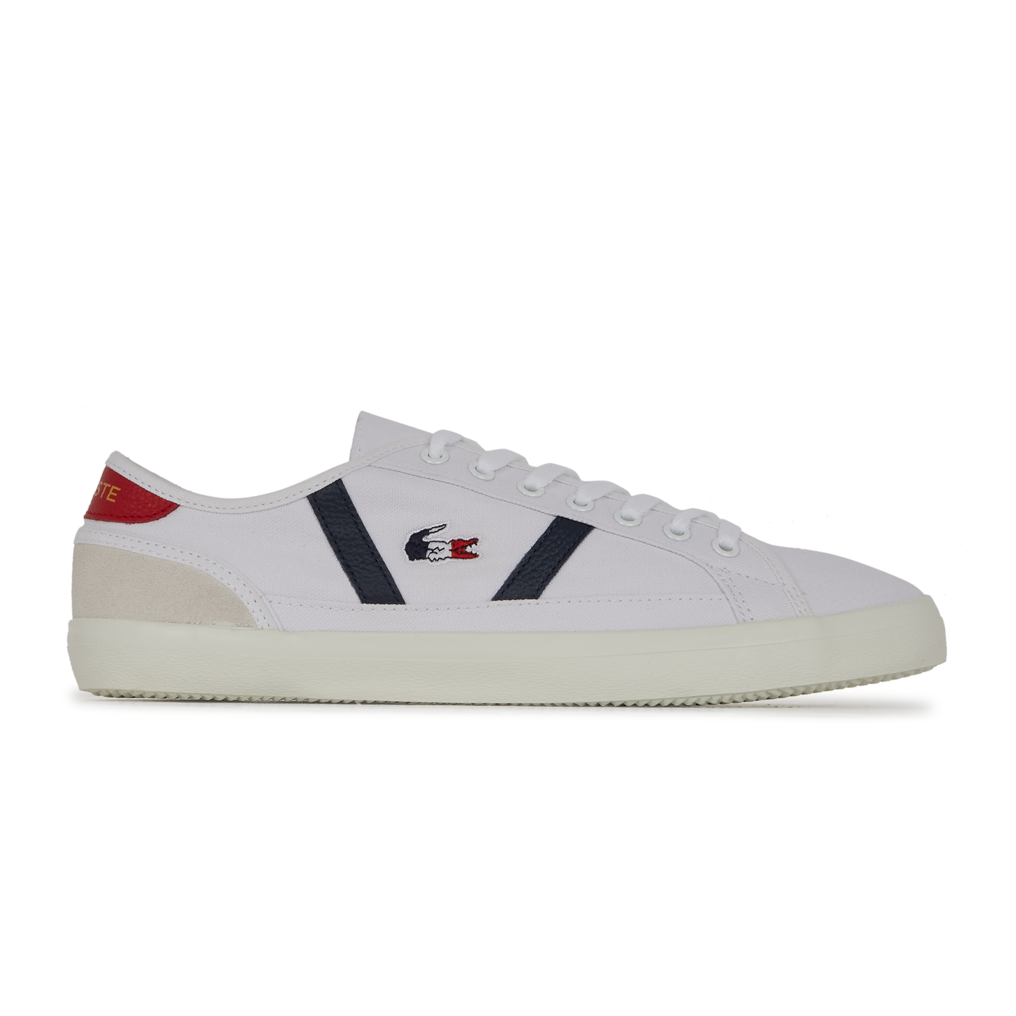 Sideline Tricolore Lacoste Blanc/marine/rouge 41 Male