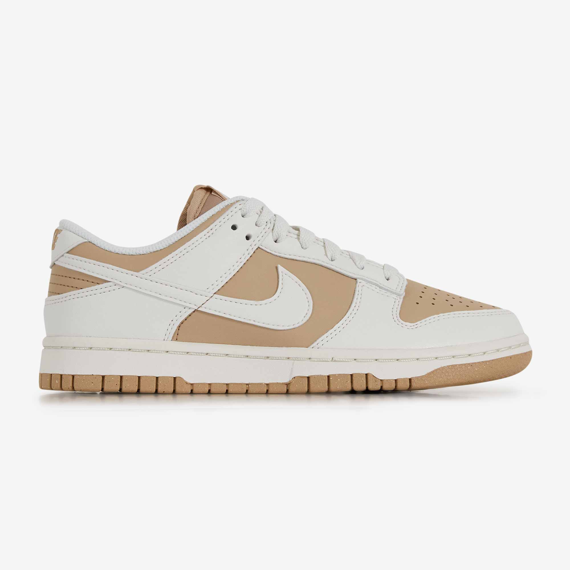nike dunk beige marron