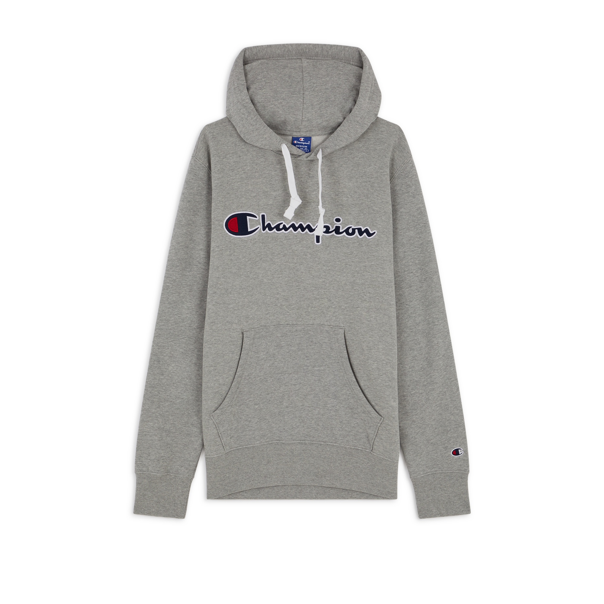 Hoodie Champion Logo Gris